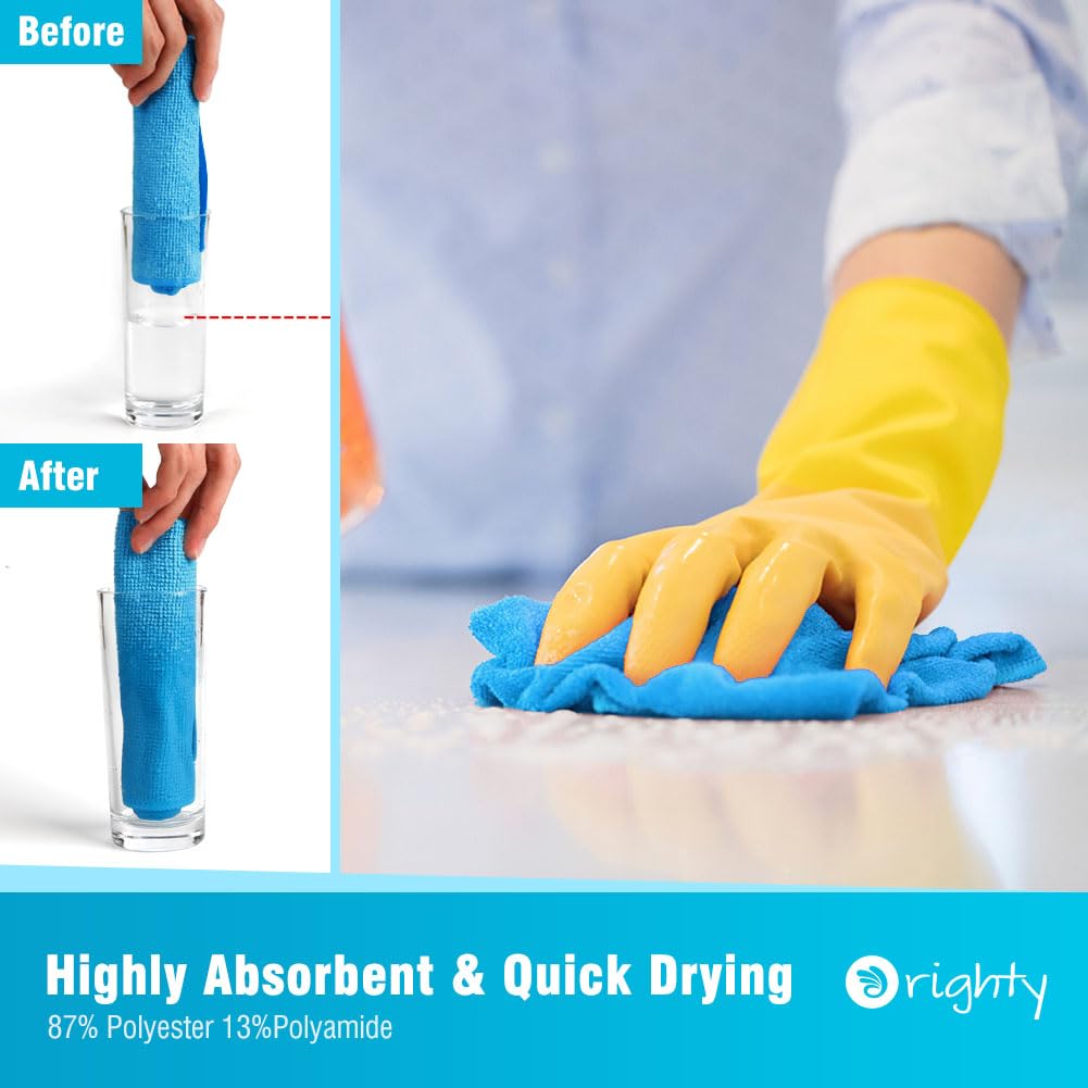 Microfiber Cleaning Cloth Bulk (150 Count)