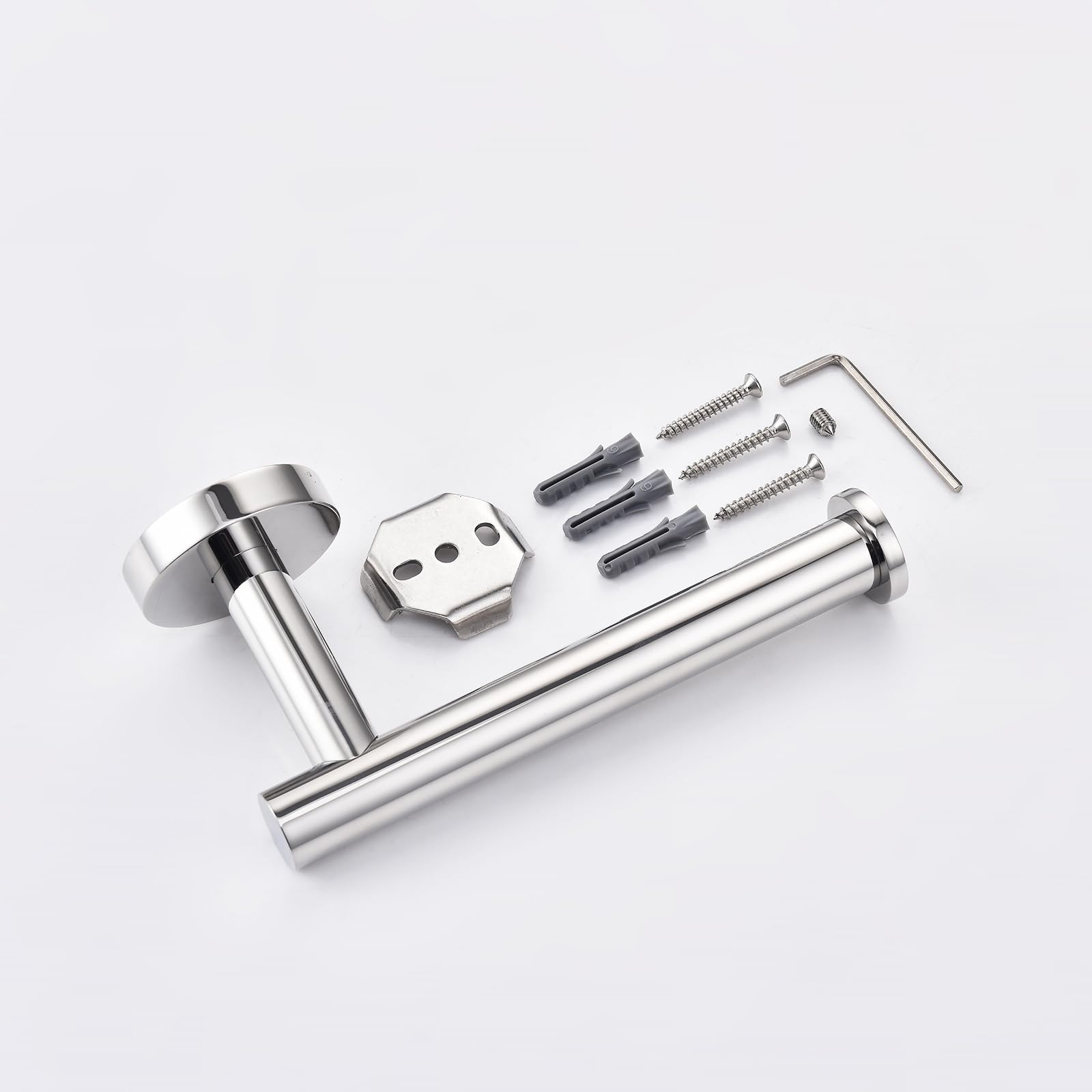 Polished Chrome Toilet Paper Holder SUS304 Stainless Steel
