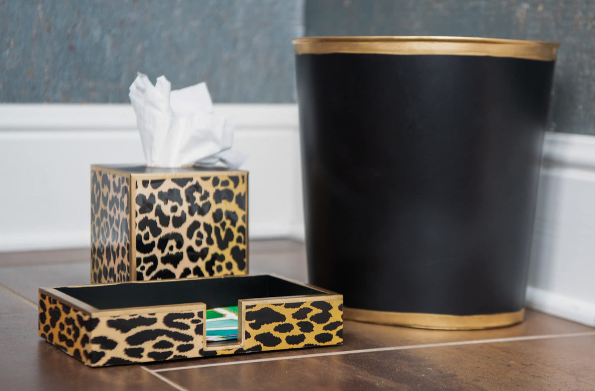 Mattie Oval Waste Basket for Bathroom Decorative