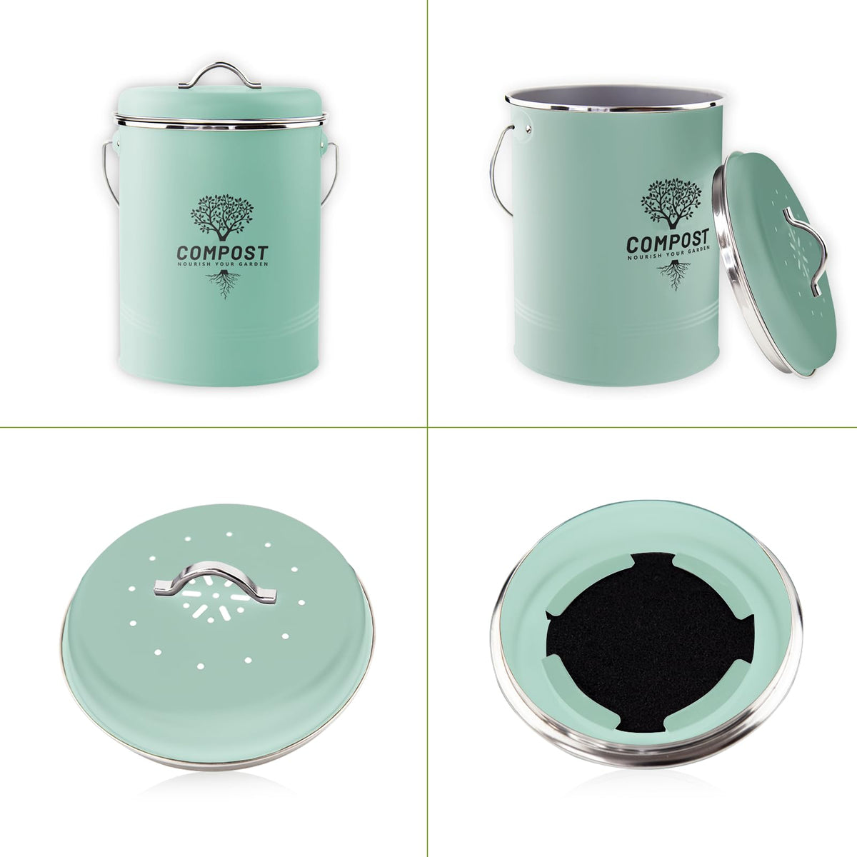 Kitchen Countertop Compost Bin