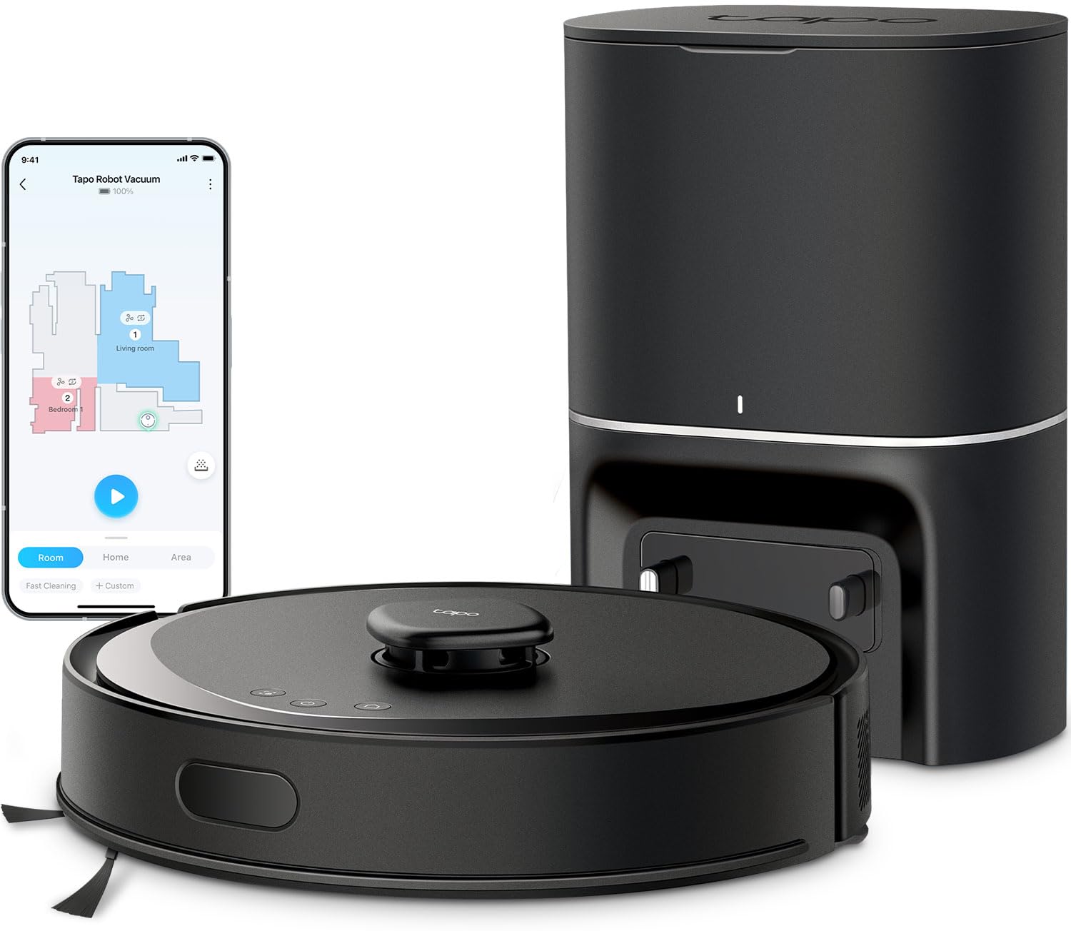LiDAR Robot Vacuum and Mop with Self