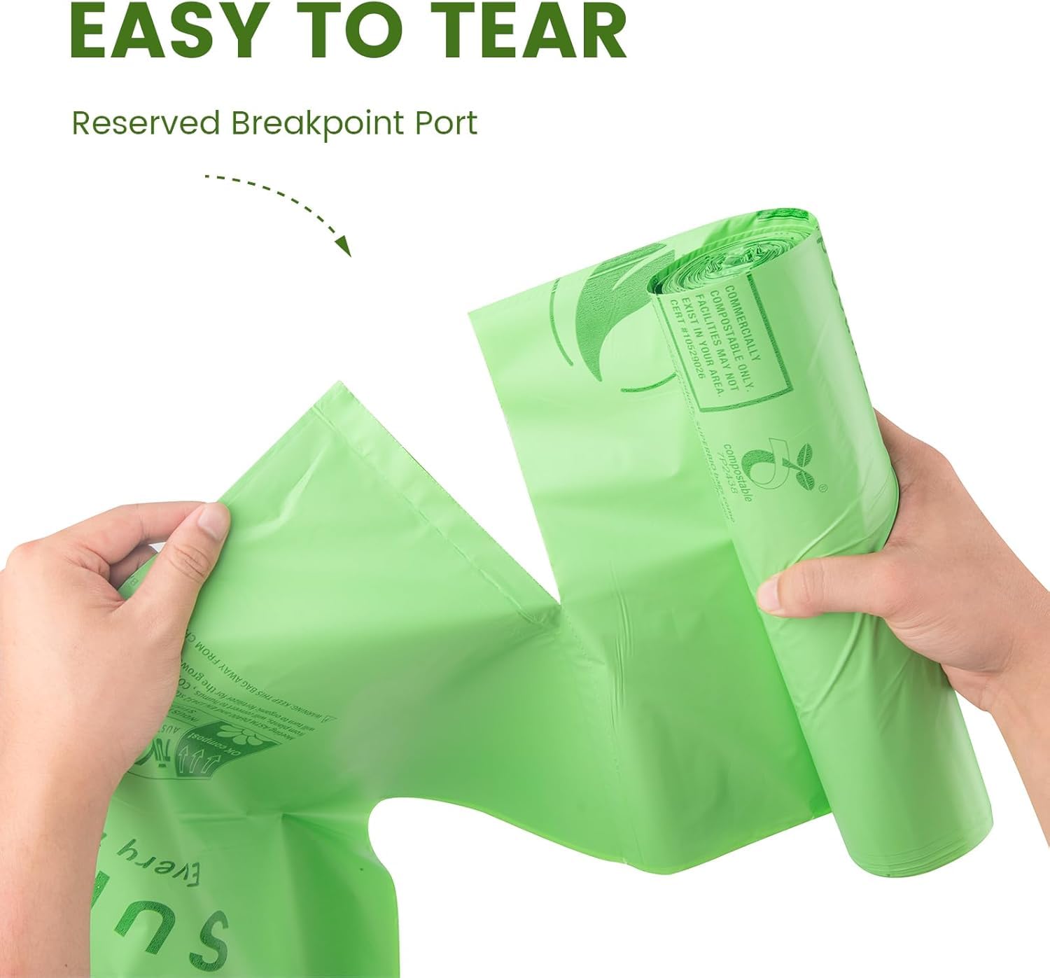 55 Gallon Compostable Yard Waste Bags (10 Count)