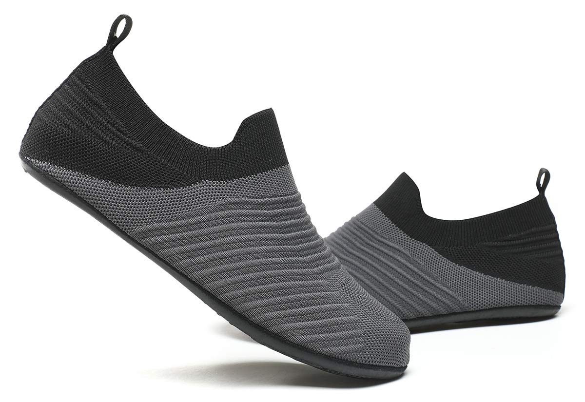 Adult Indoor House Slippers Socks Travel Lightweight Comfort Non Slip Grip House Floor Home Shoes for Women Men