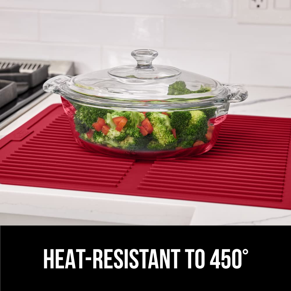 100% BPA Free Patented Silicone Dish Drying Mat for Kitchen Counter