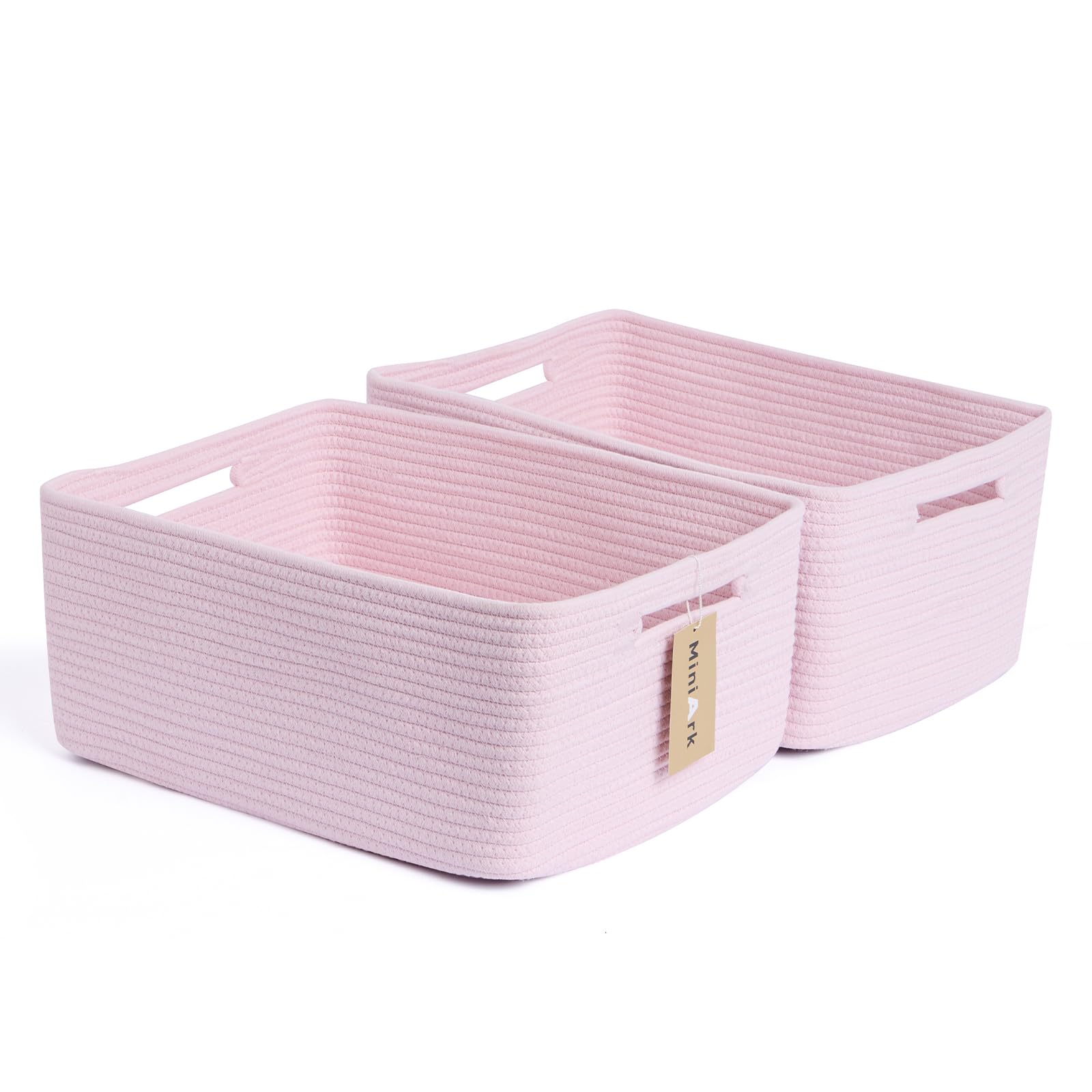 Large Storage Baskets for Shelves (2 Count)