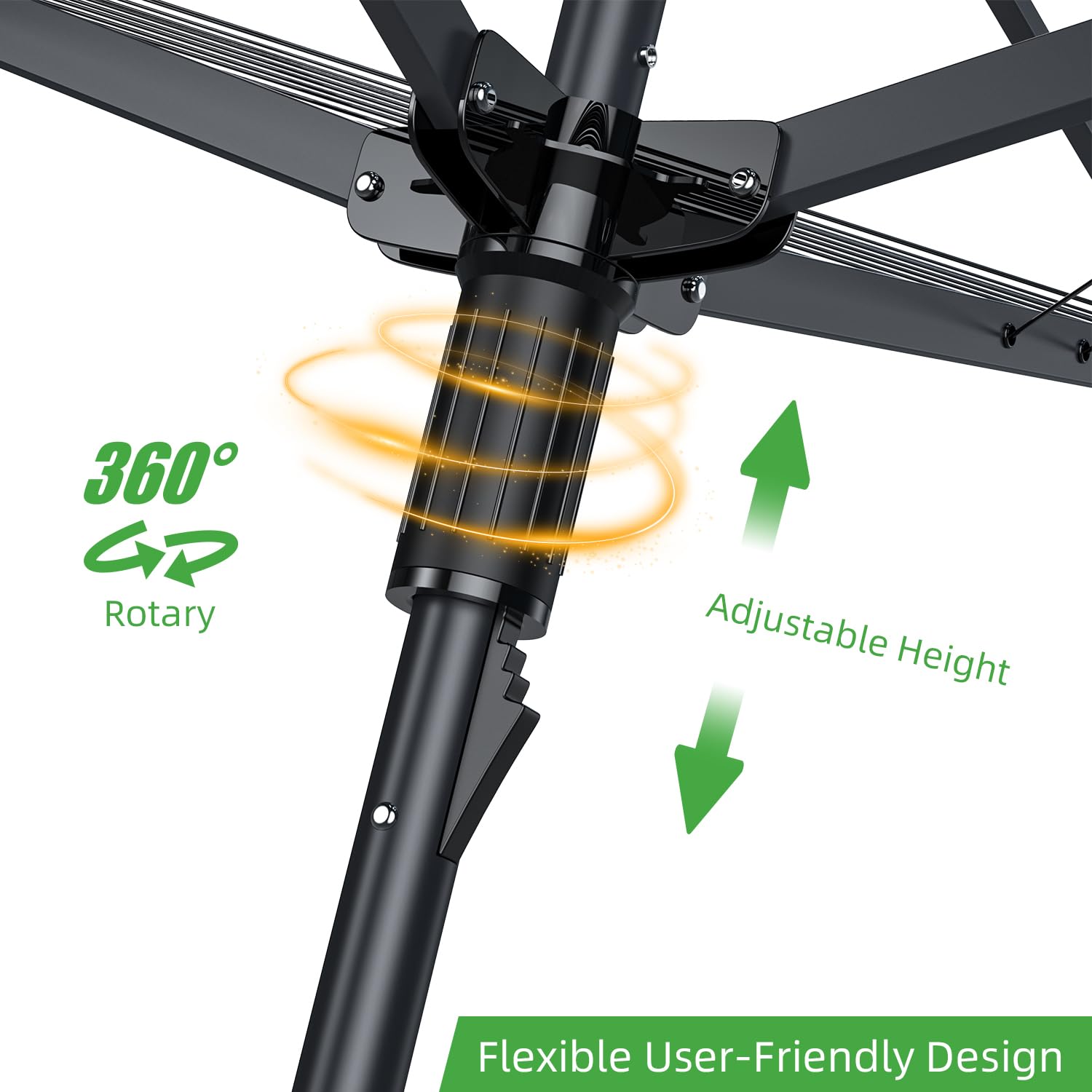 Heavy Duty Outdoor Umbrella Clothesline