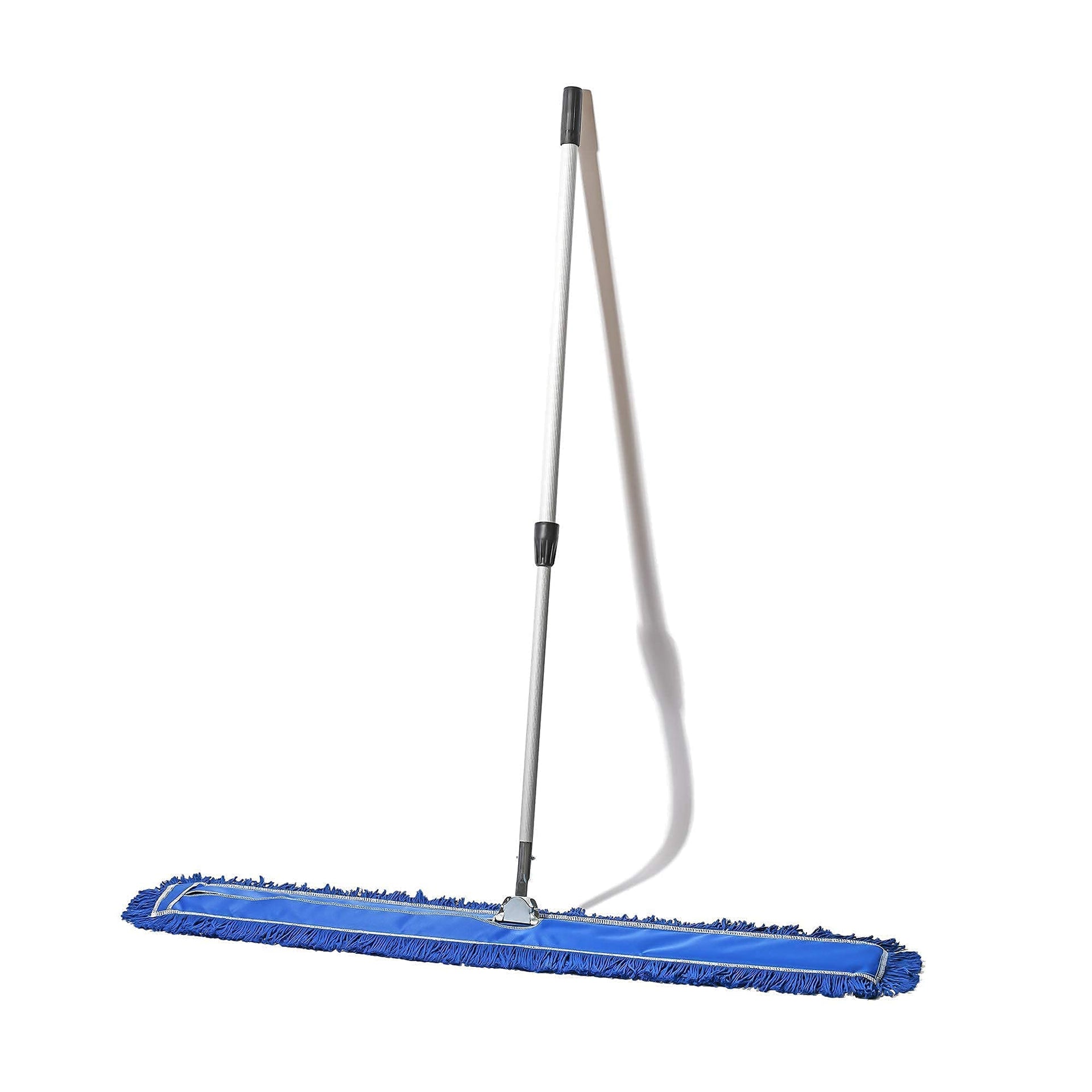 48 Inch Blue Commercial Dust Mop & Floor Sweeper with Extendable Handle