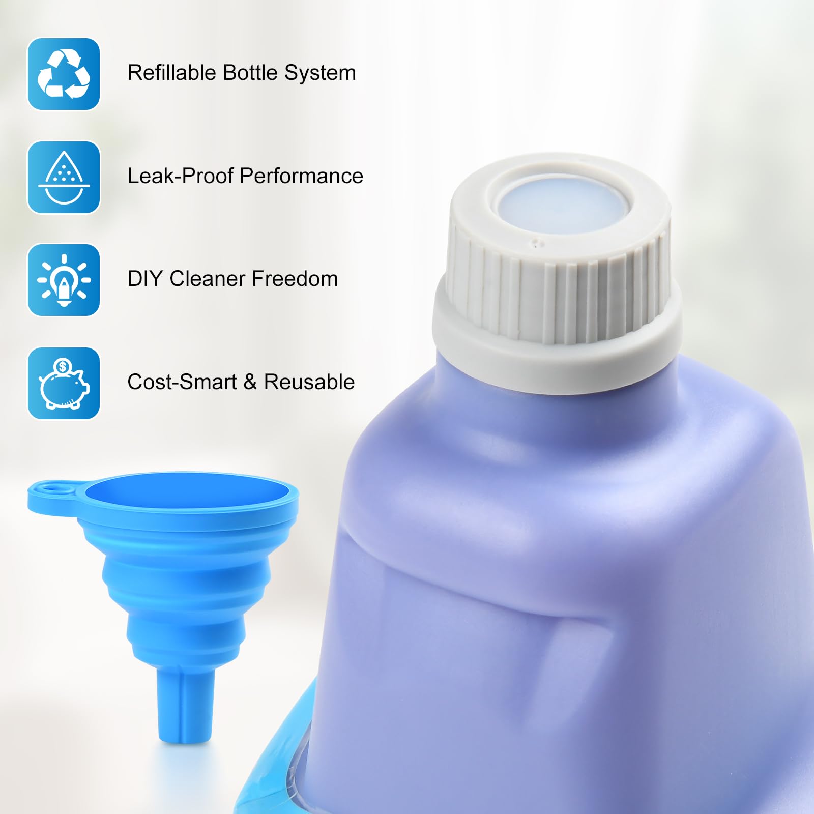 2 Pack Refillable Bottle for Swiffer® Wet Jet™ Mop (2 Count)