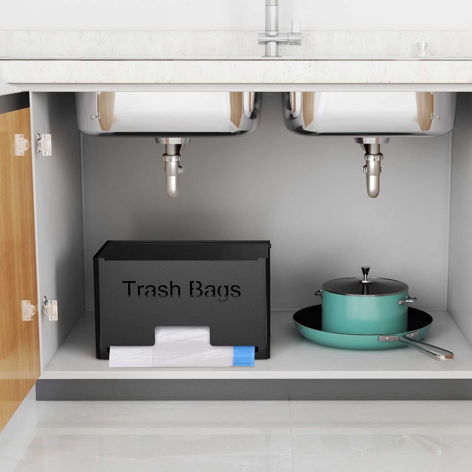 Large Trash Bag Holder Dispenser
