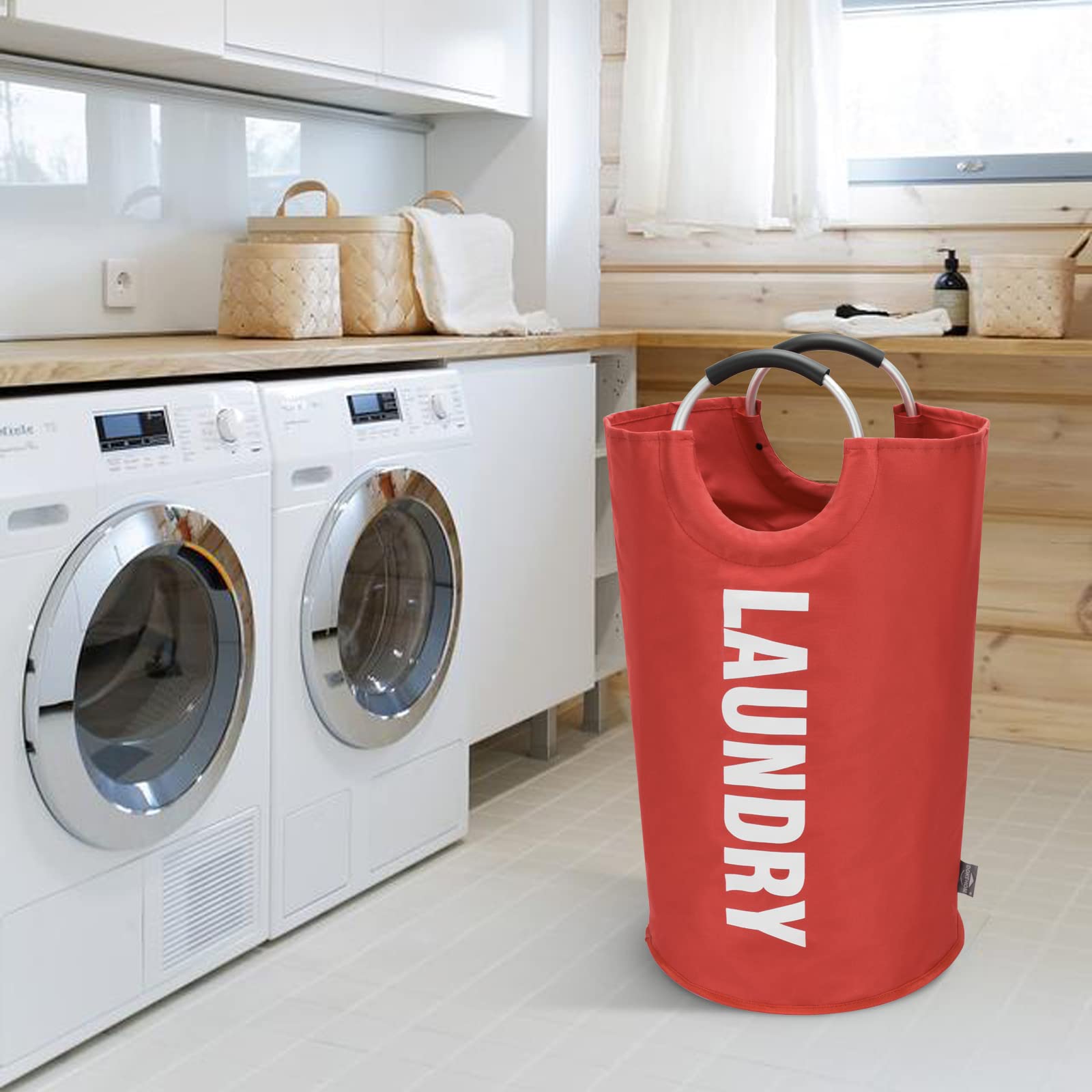 125L X Large Collapsible Washing Laundry Basket Bag - ModHome Supplies