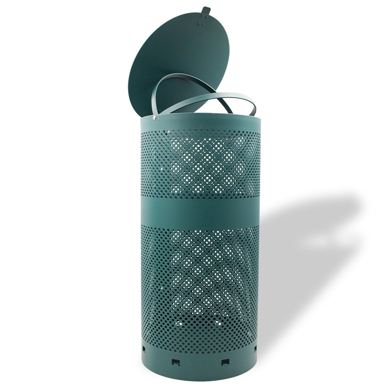 Aluminum Outdoor Trash Can