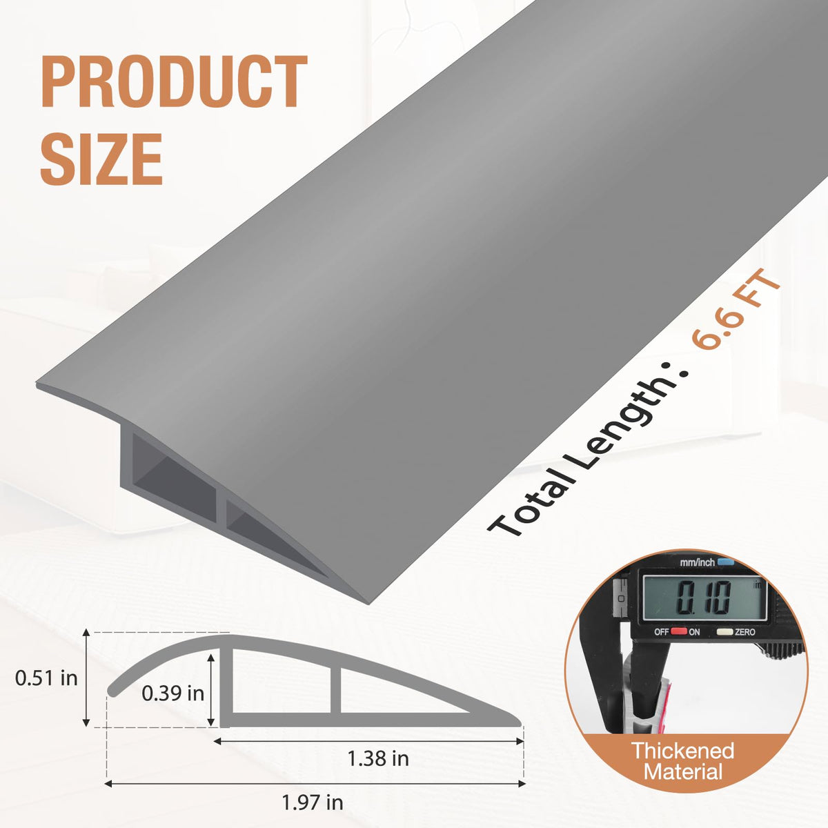 Floor Transition Strip Self Adhesive Vinyl Door Threshold Strip