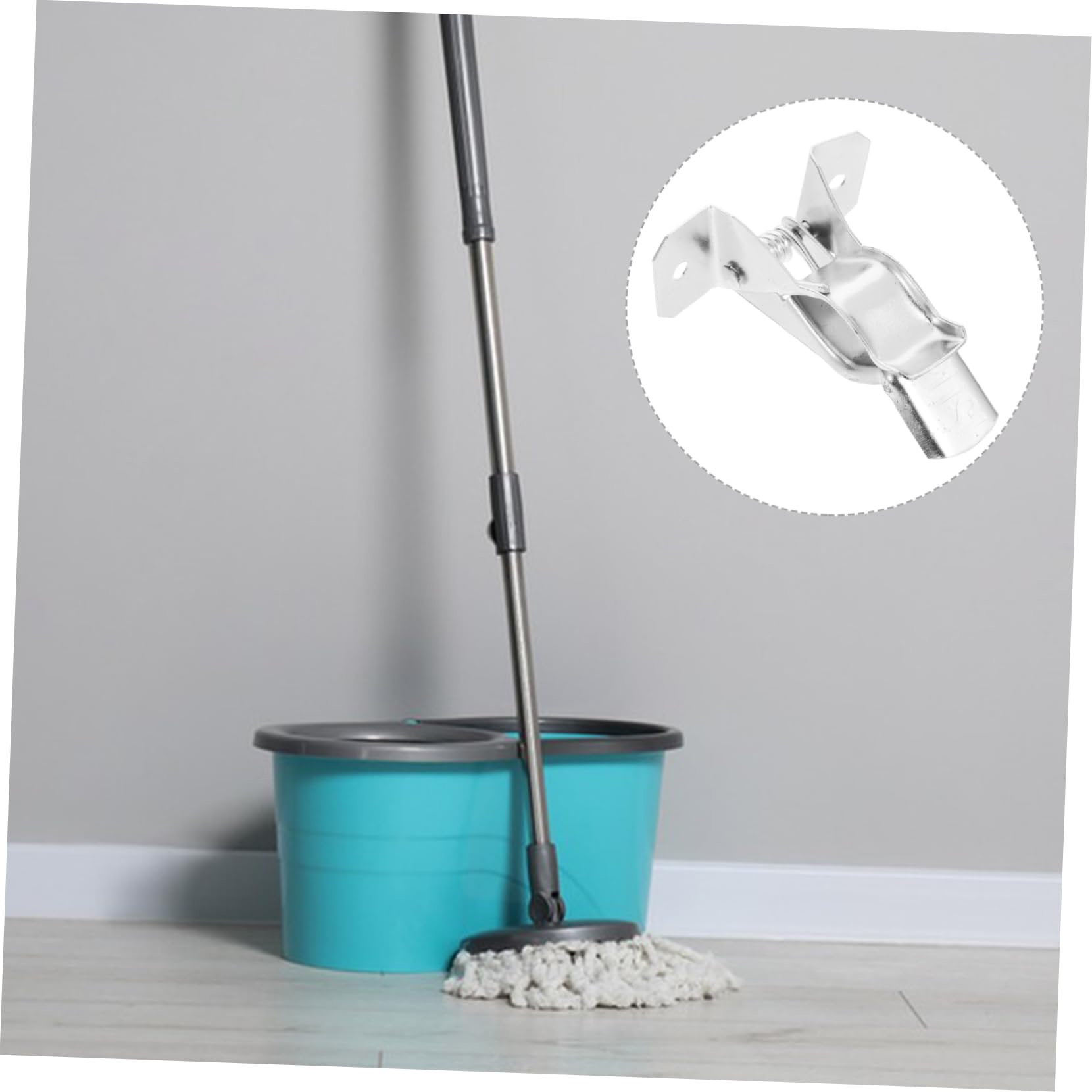 10pcs Broom Mop Holder Wall Mount Organizer Wall Mounted Mop Gripper for Laundry Room
