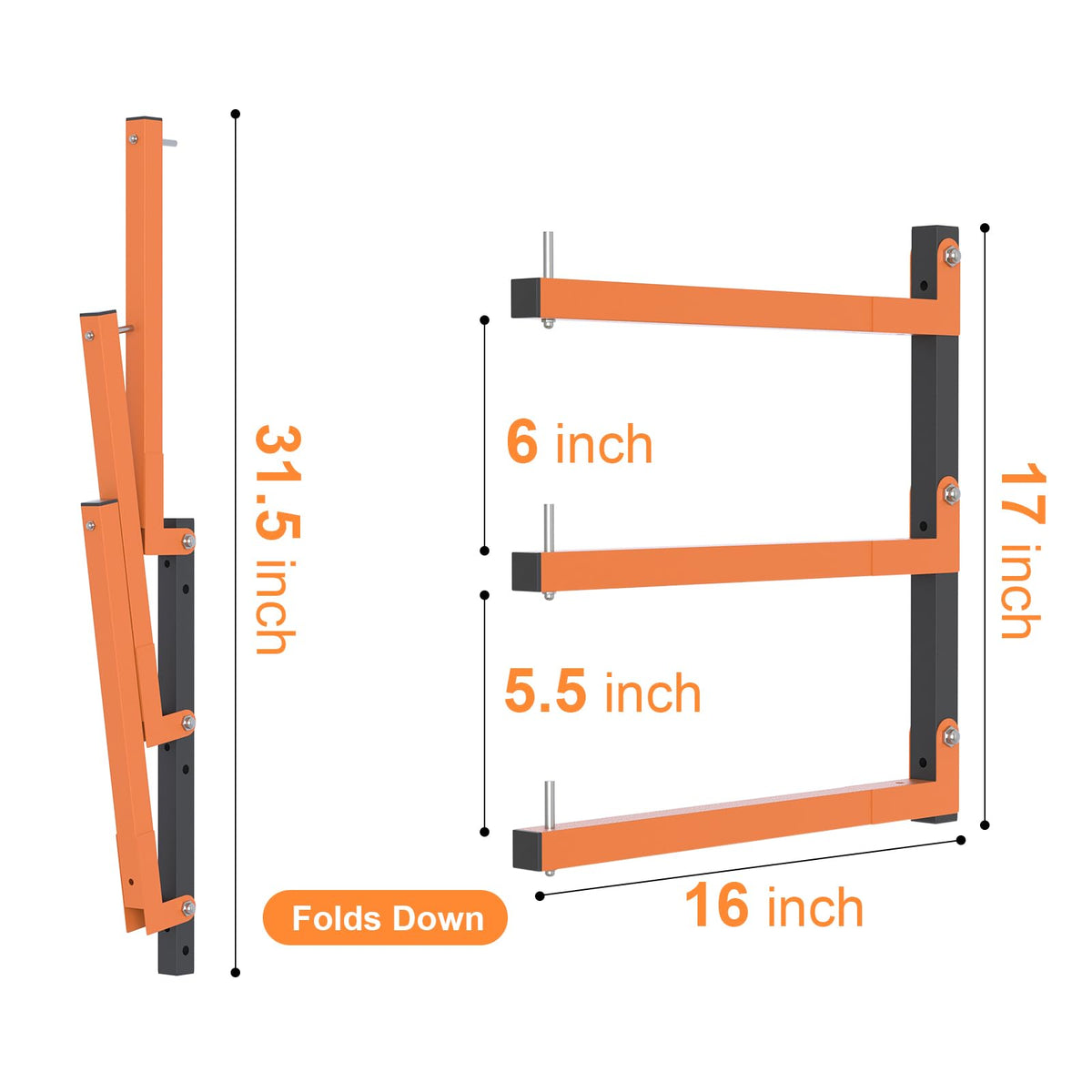 Lumber Rack Wall Mount (4 Count)