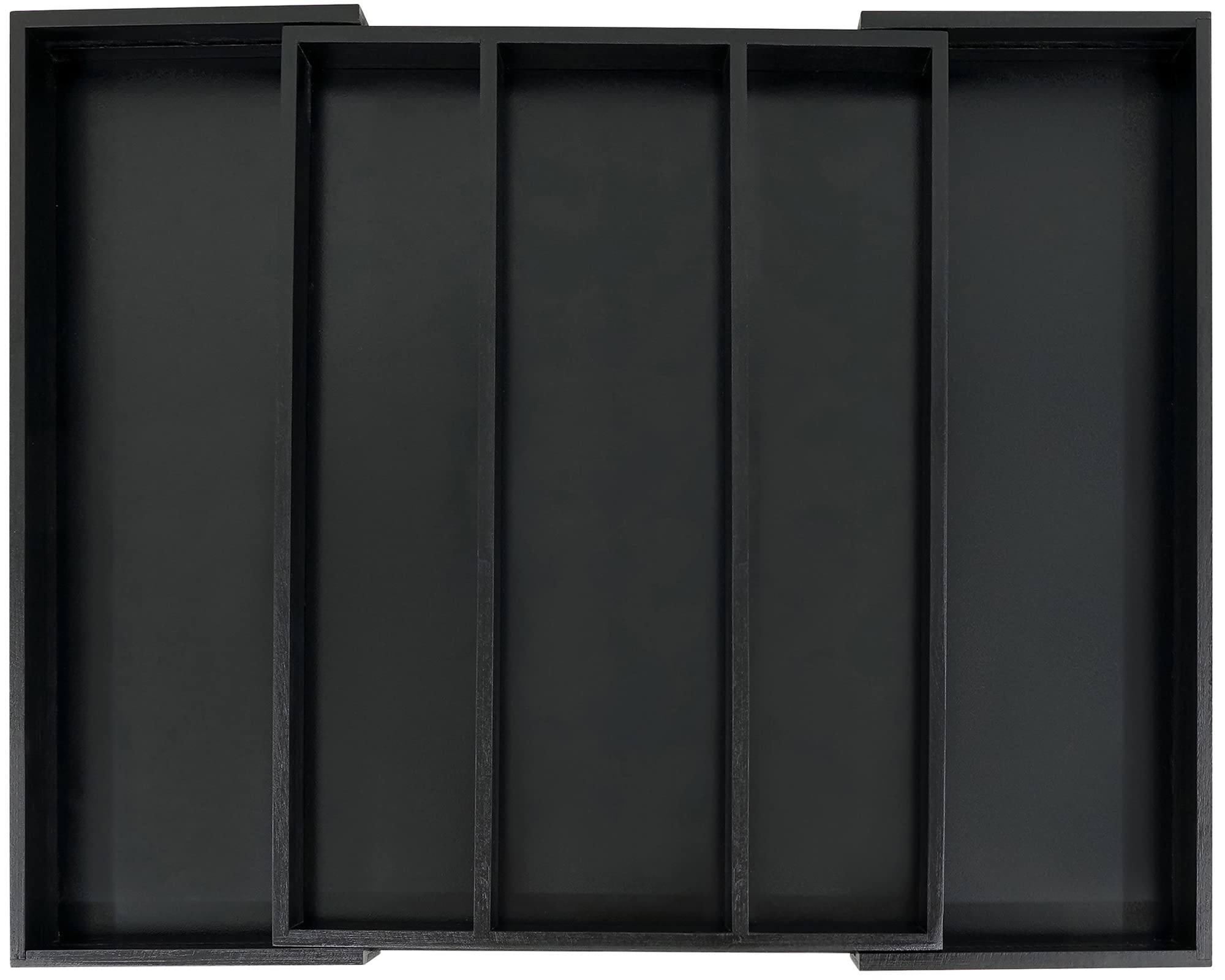 Bamboo Drawer Organizer Kitchen Utensils