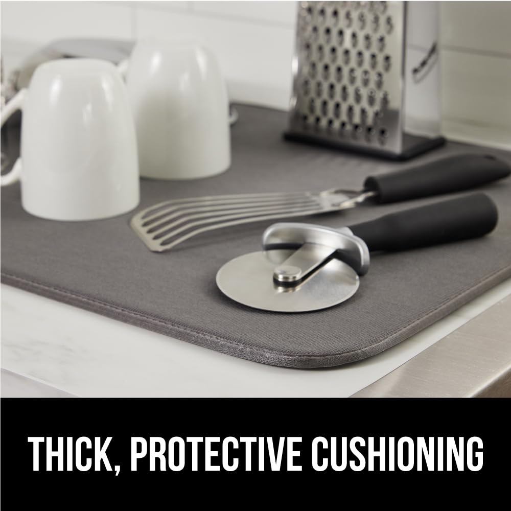 Ultra Water Absorbent Microfiber Dish Drying Mat (2 Count)