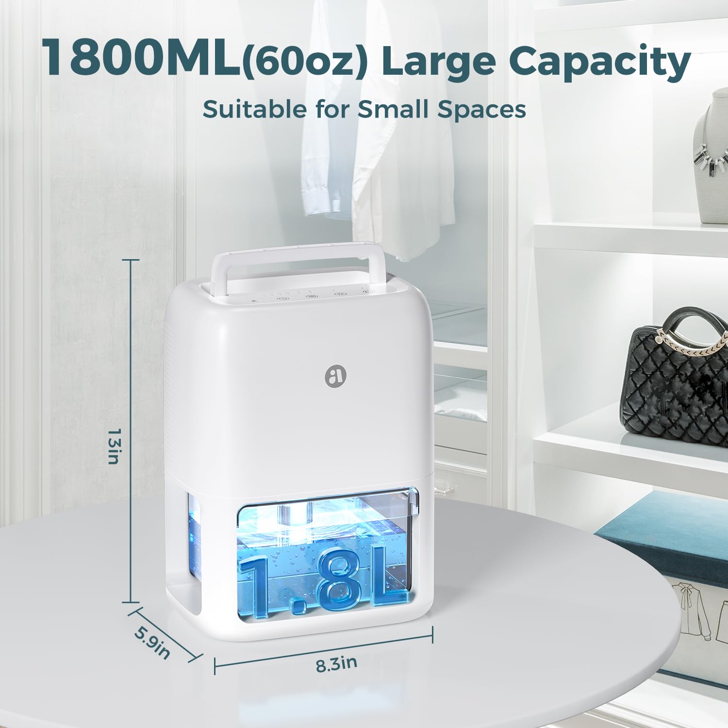 60 OZ Dehumidifiers for Home