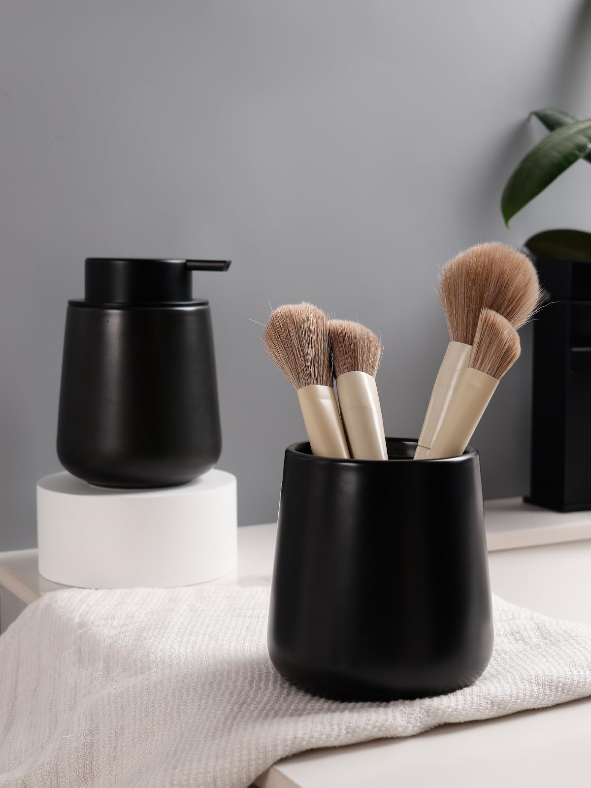 Soap and Toothbrush Holder Set