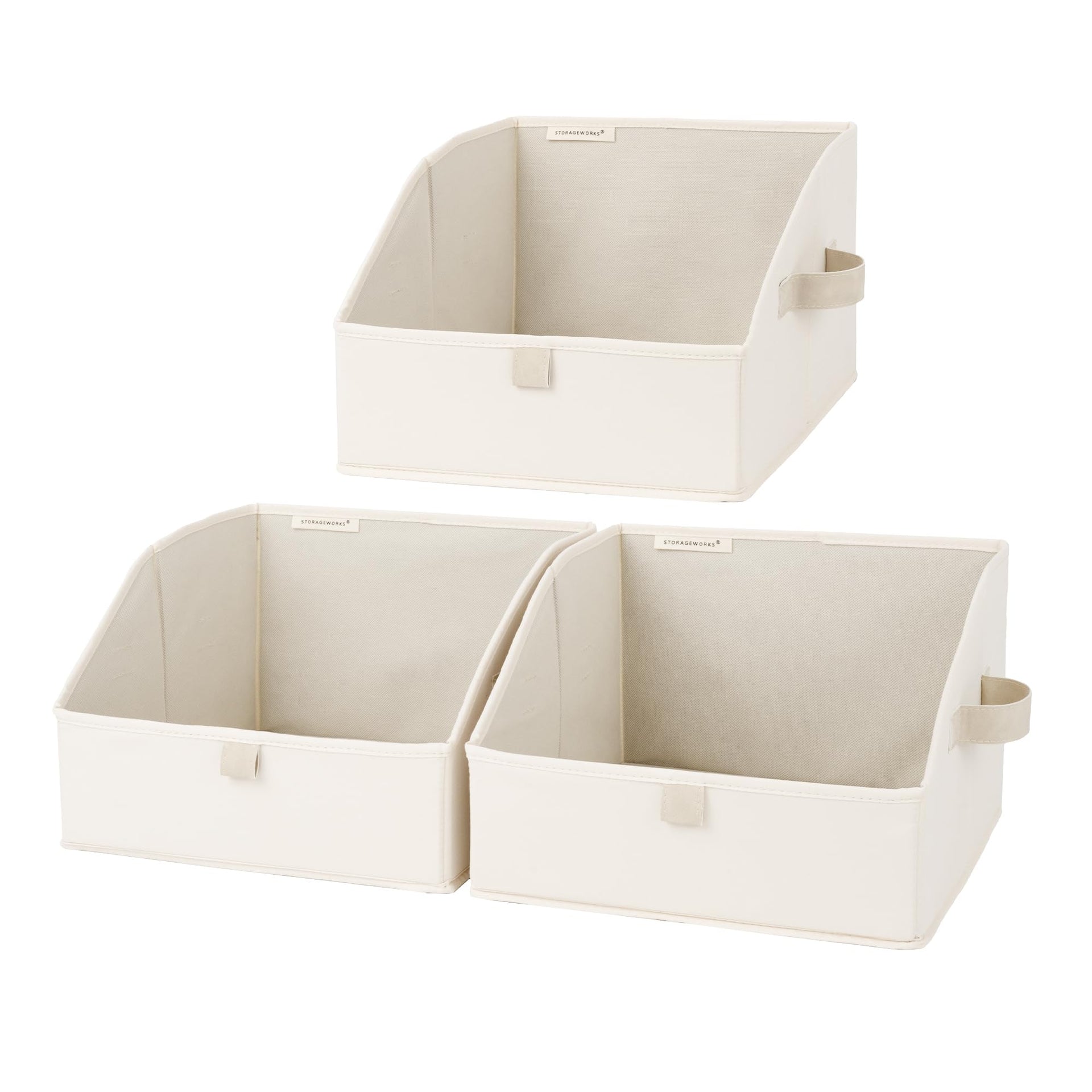 Closet Storage Bins Trapezoid (3 Count)