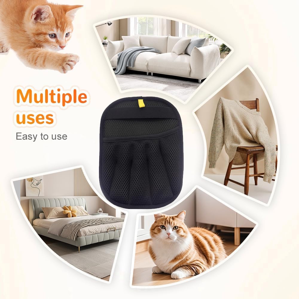 Pet Hair Remover Gloves for Cats
