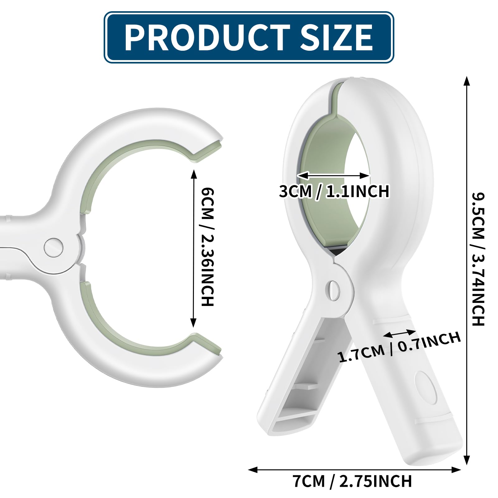 12 Pack Beach Towel Clips (12 Count)
