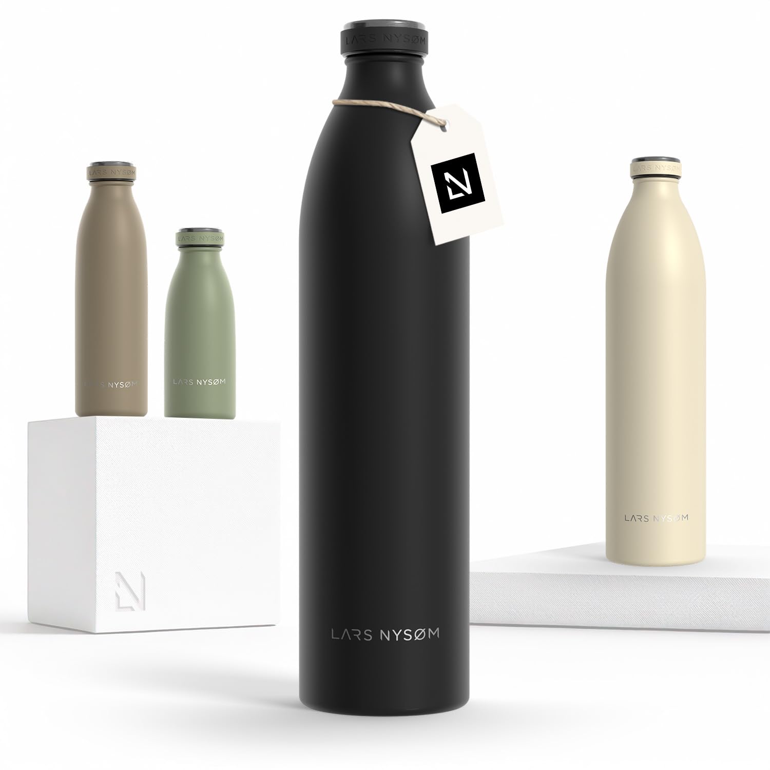Stainless Steel Insulated XL Water Bottle 12oz 17oz 25oz 34oz 51oz