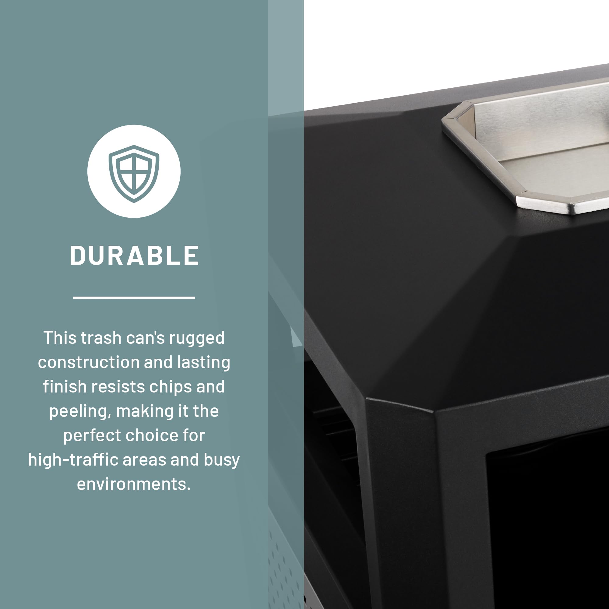 Evos Steel Trash Can