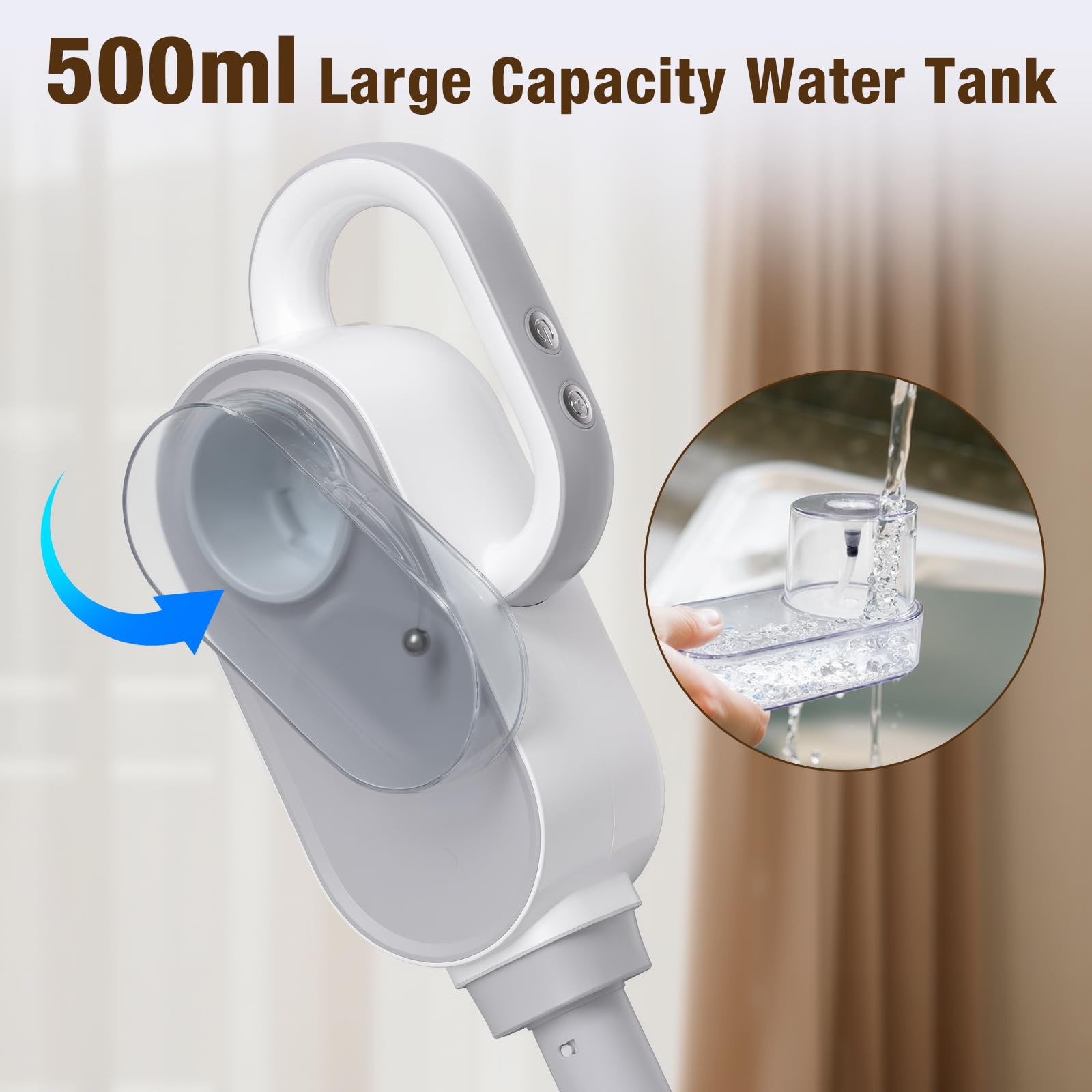 13-in-1 Steam Mop, Powerful Handheld Steam Cleaner with 13 Accessories