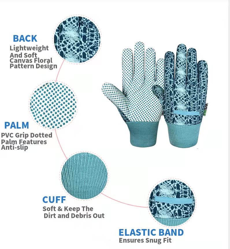 4 Pairs Gardening Gloves