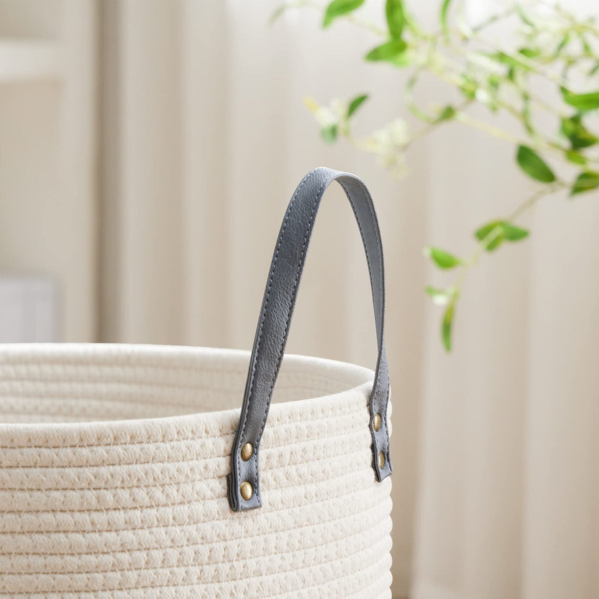 58L Tall Woven Rope Laundry Hamper (1961.2133 Fl Oz) - ModHome Supplies
