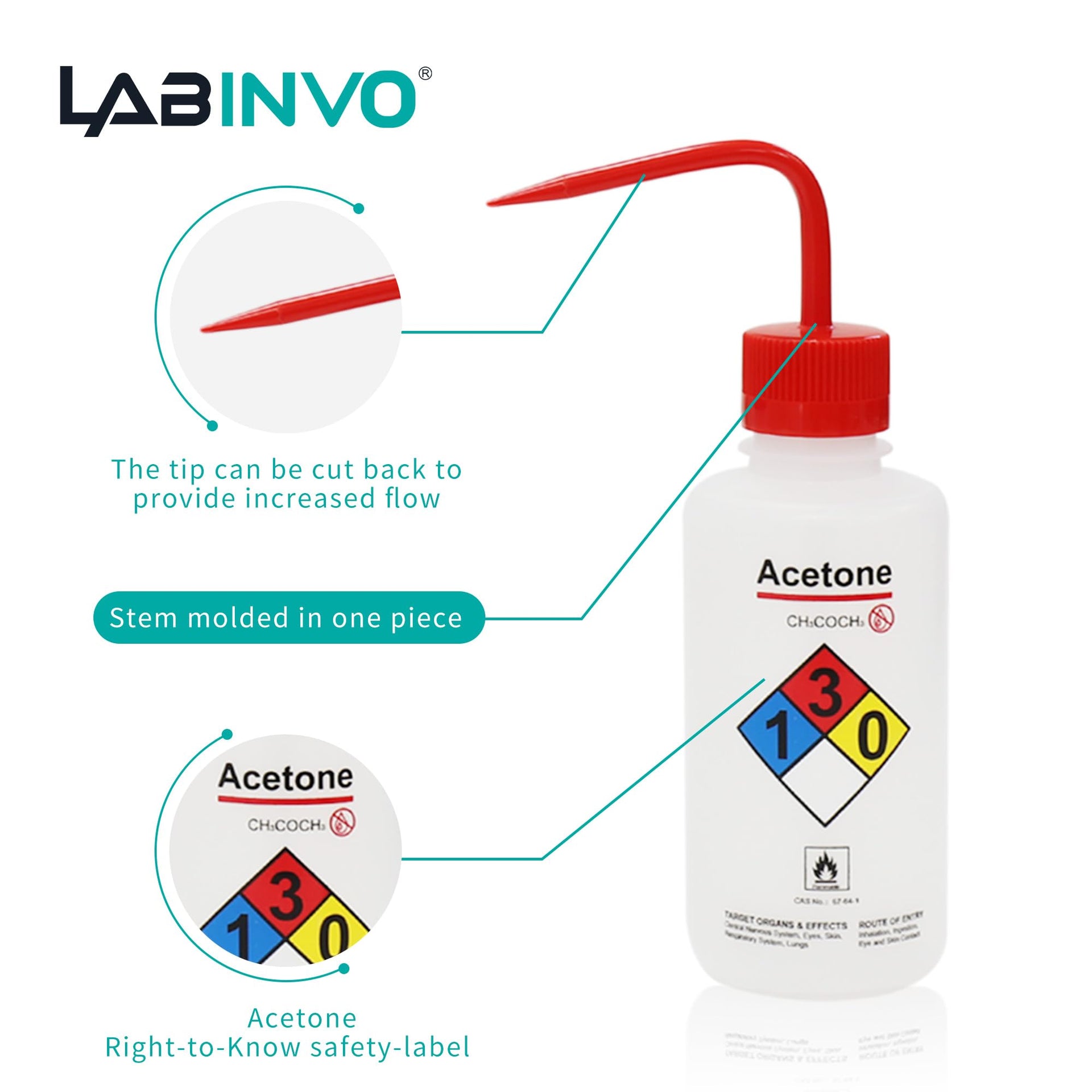 Acetone Wash Bottle