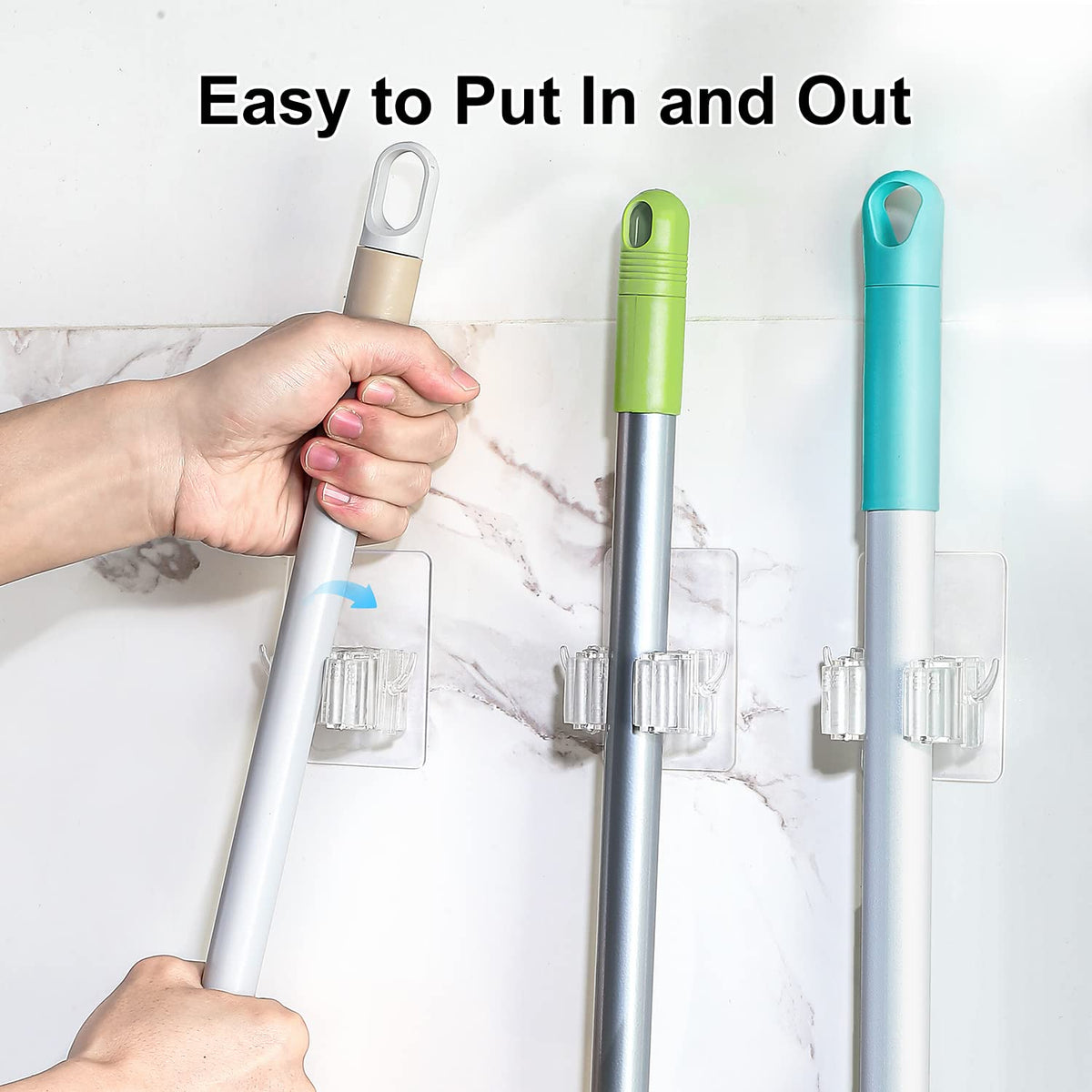 Broom Holder Wall Mount