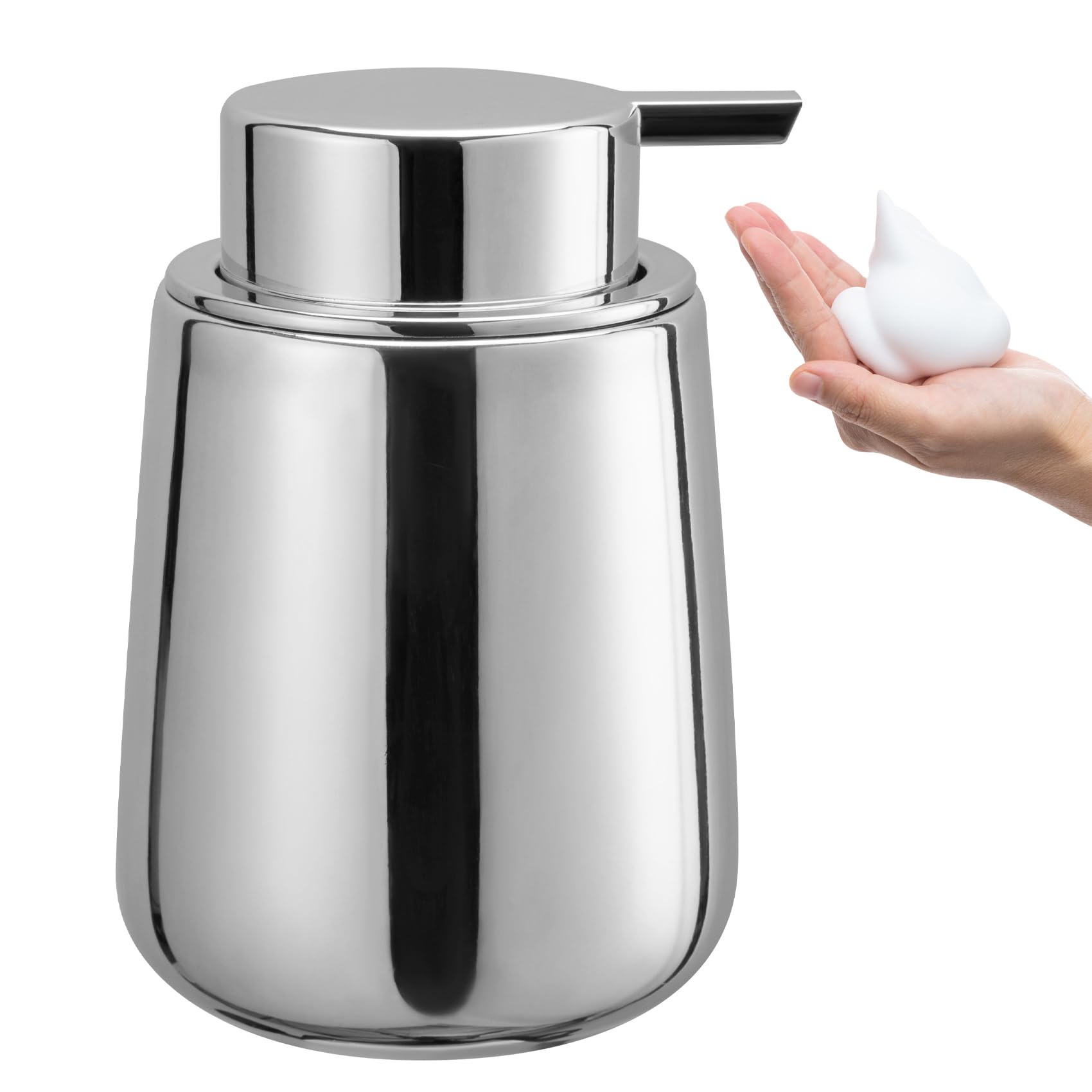 Foam Soap Dispenser Pump 2pcsHead Replacement Spare Plastic Pump Bathroom Countertop (2 Count)