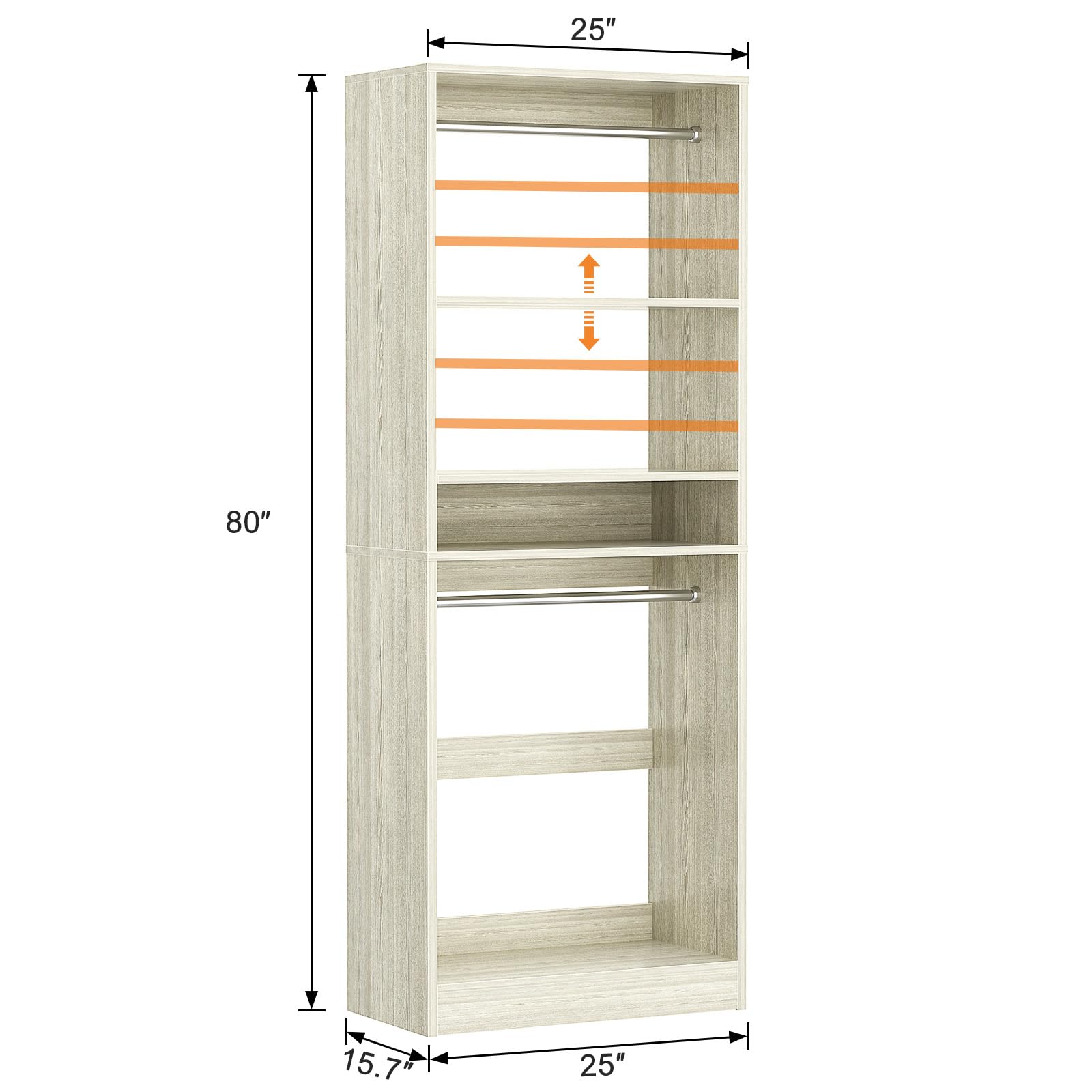 25” Closet System