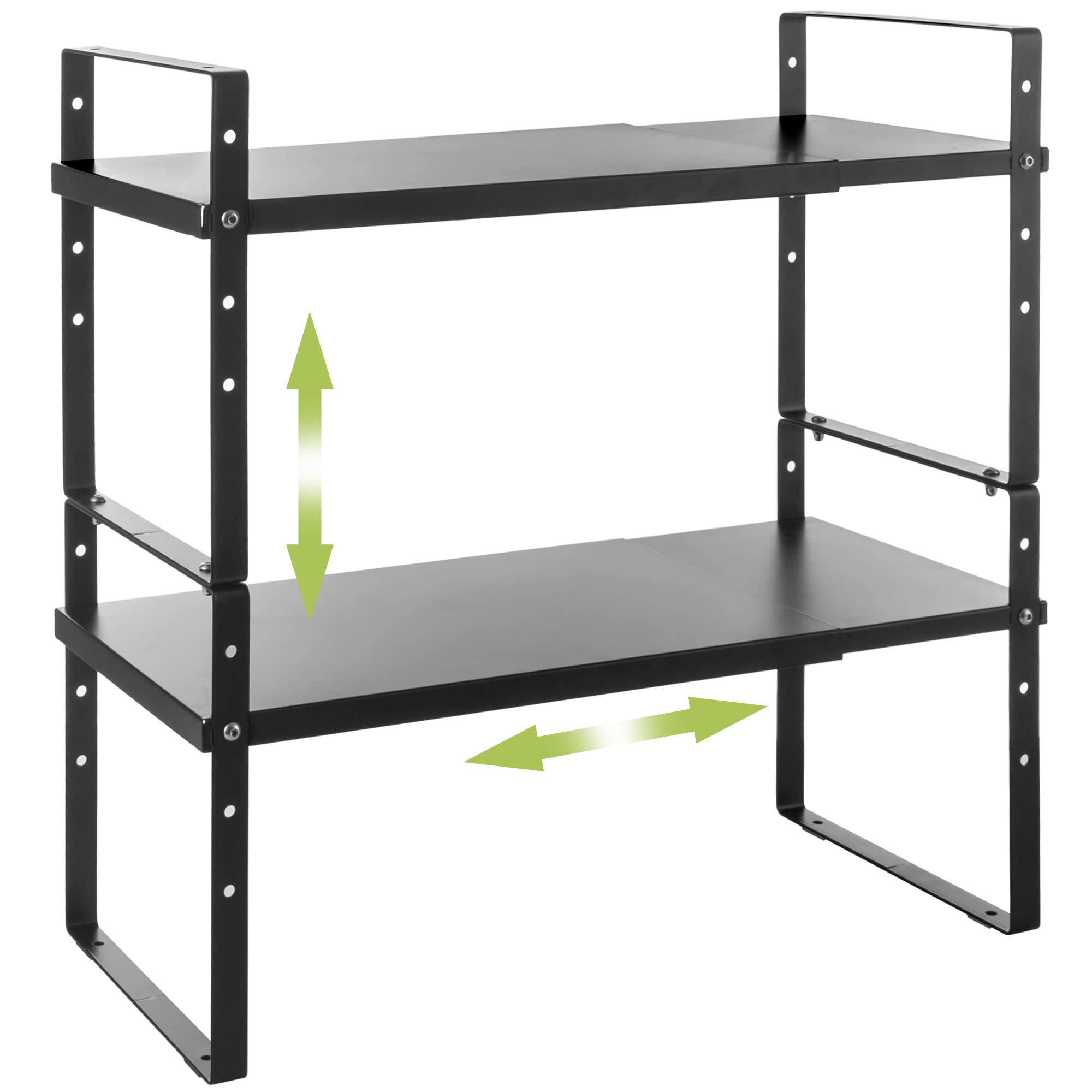 Expandable Cabinet Shelf Organizer Rack (2 Count)