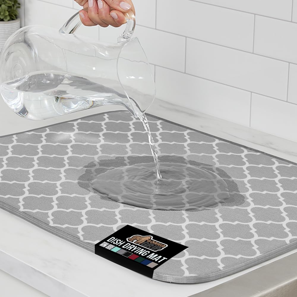 Ultra Water Absorbent Microfiber Dish Drying Mat