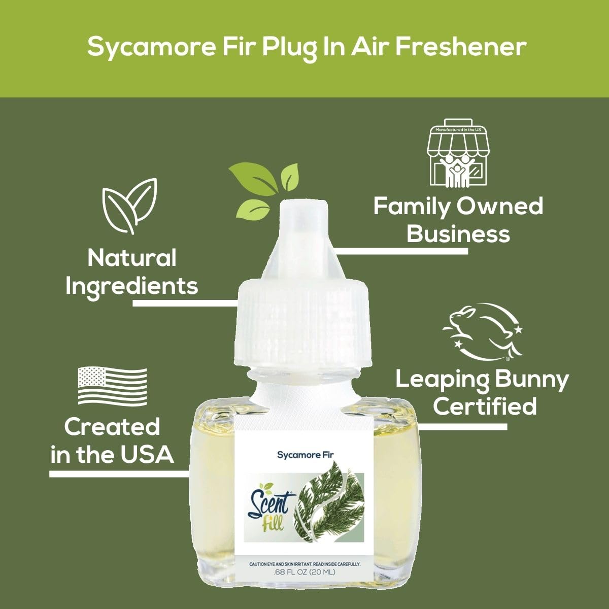 Sycamore Fir Plug in Air Freshener (2.72 Fl Oz)