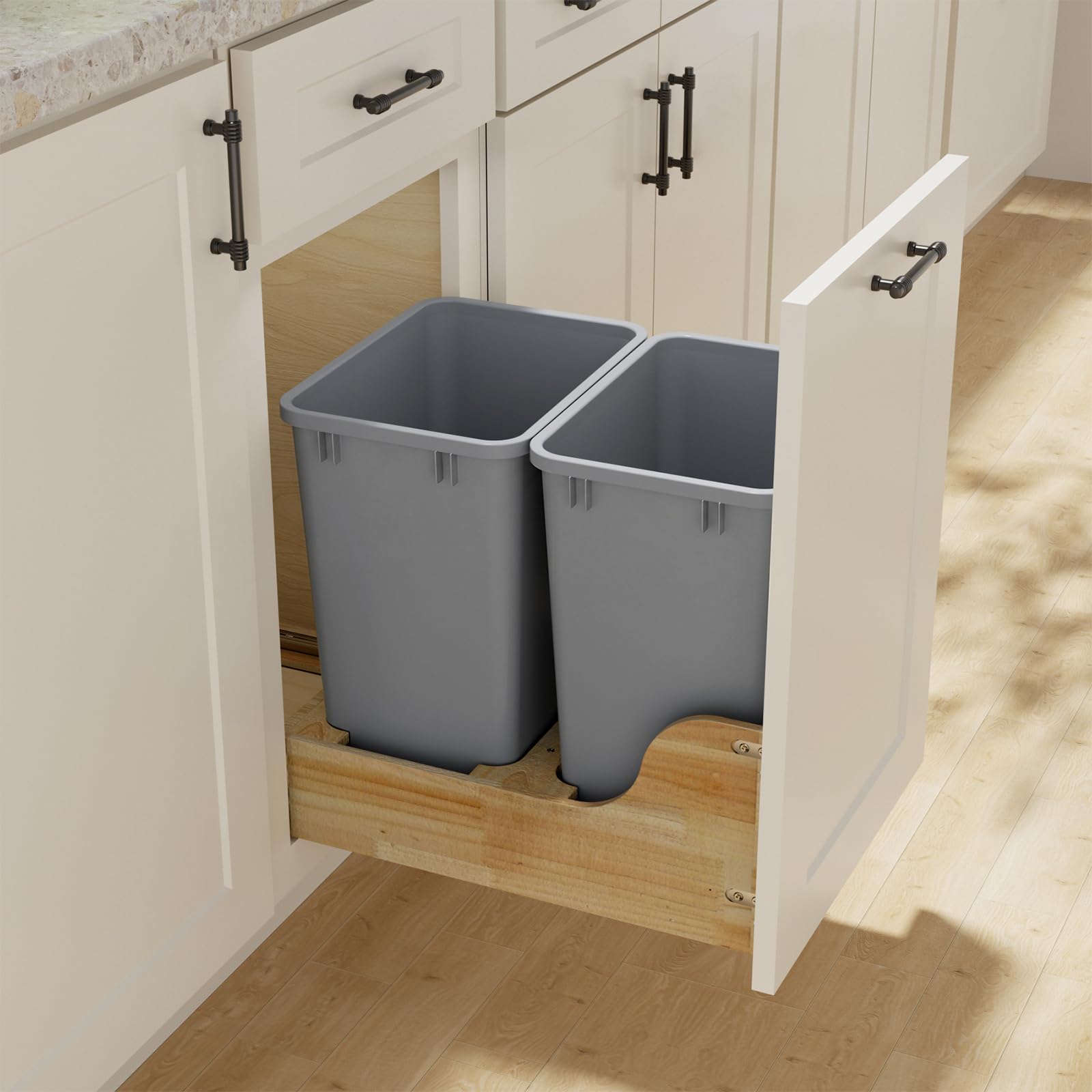 35 Quart Plastic Trash Can