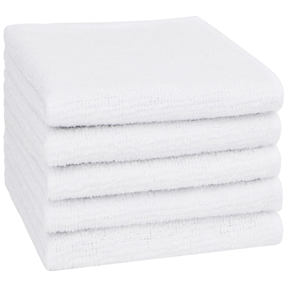 Washcloths 5 Pack Microfiber Face Towels (5 Count)