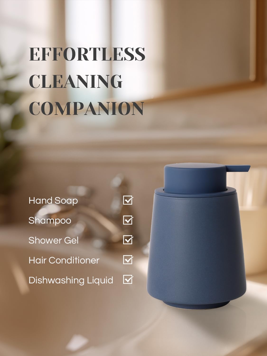 Ceramic Foaming Soap Dispenser