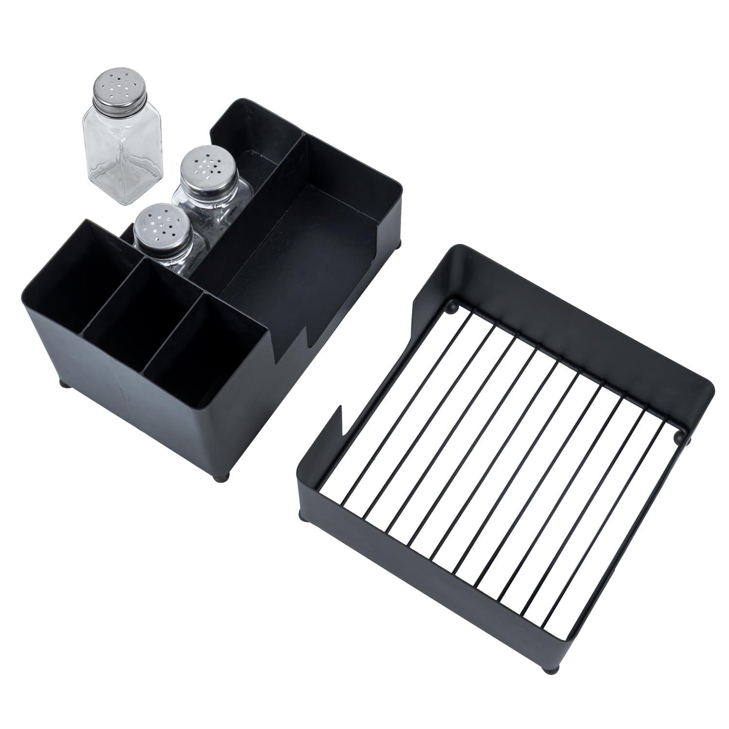 Modern Brass Tone Metal Tabletop Commercial Folded Paper Towel Holder Dispenser Tray