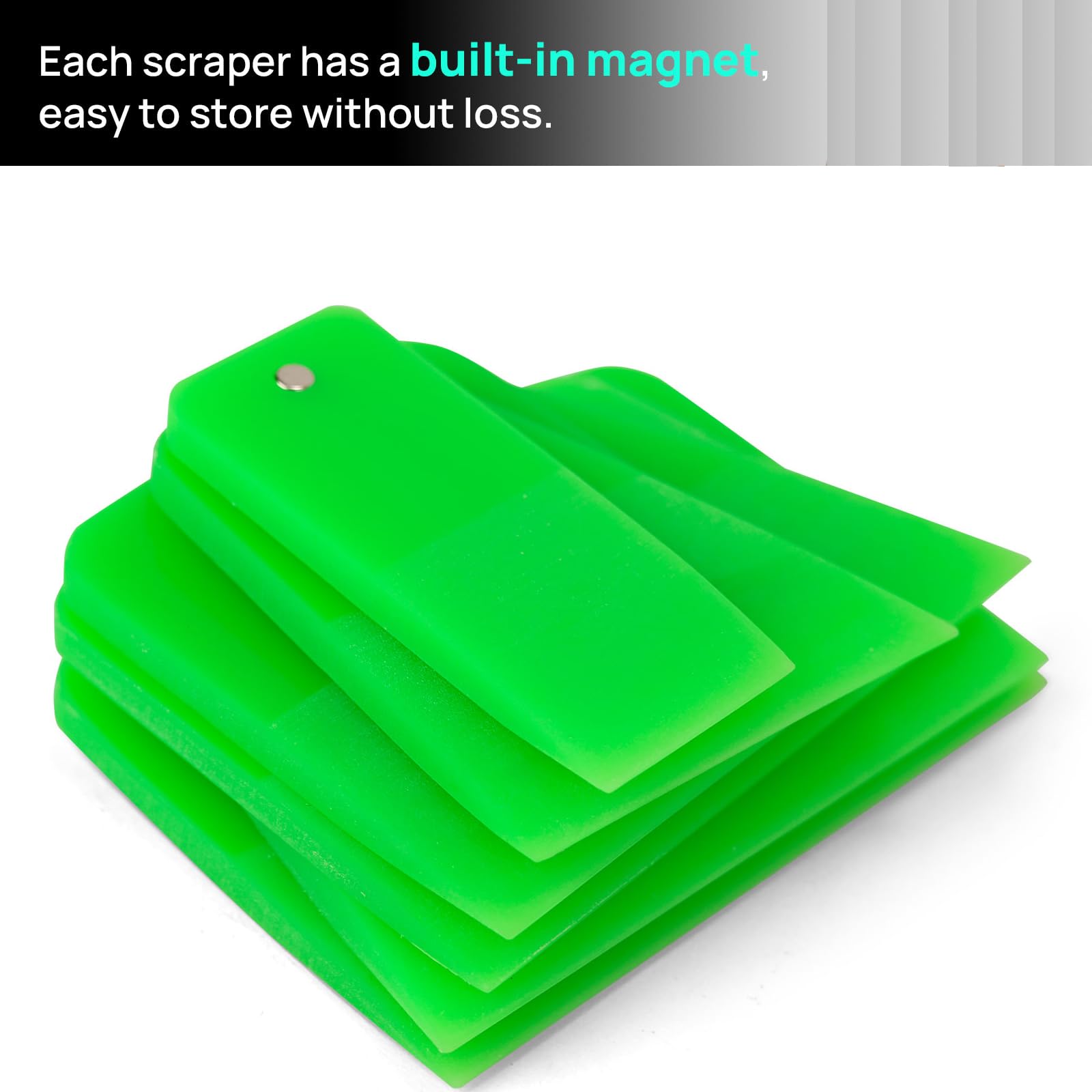 Magnet PPF Squeegee Kit Paint Protection Film Installation Tools (6 Count)