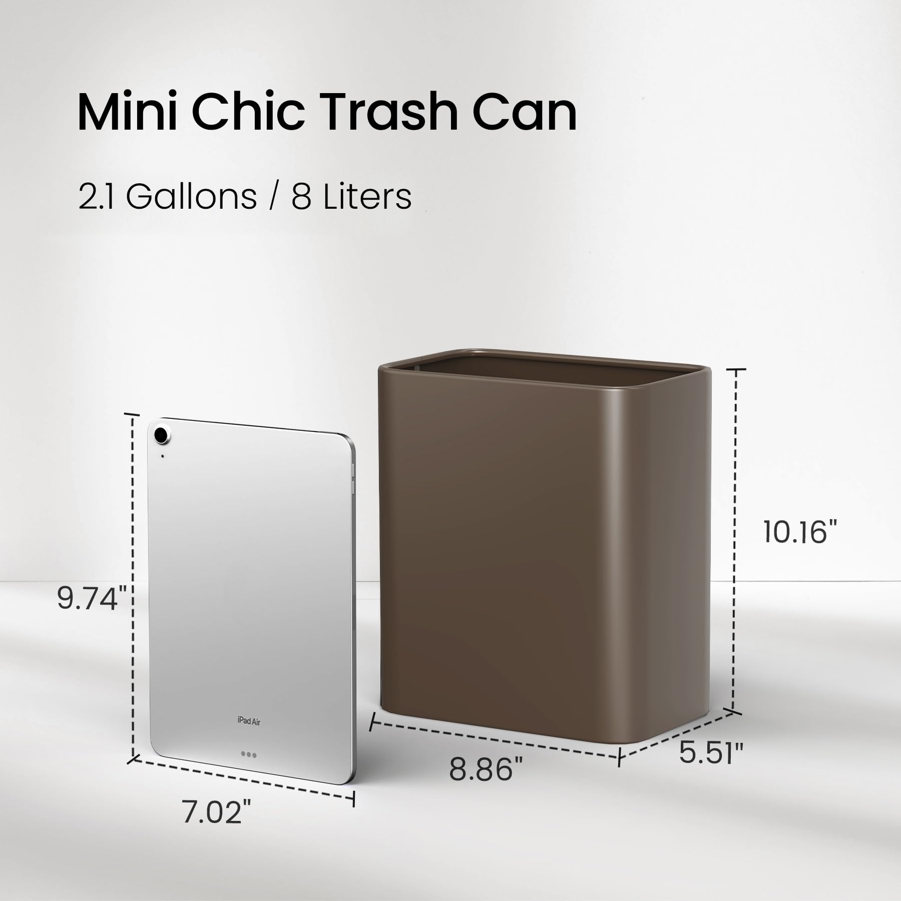 Small Bathroom Trash Can