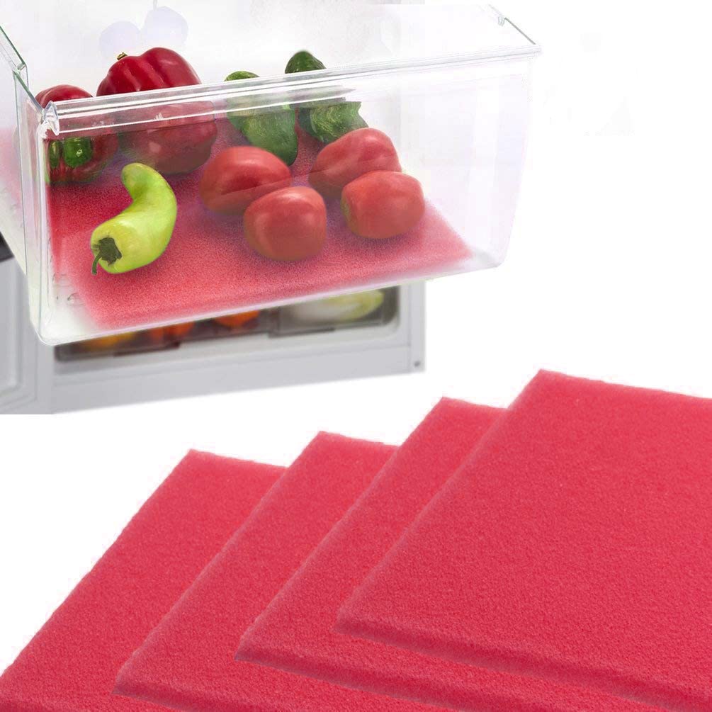 Fruit & Veggie Life Extender Liner for Fridge Refrigerator Drawers (5 Sq Ft)