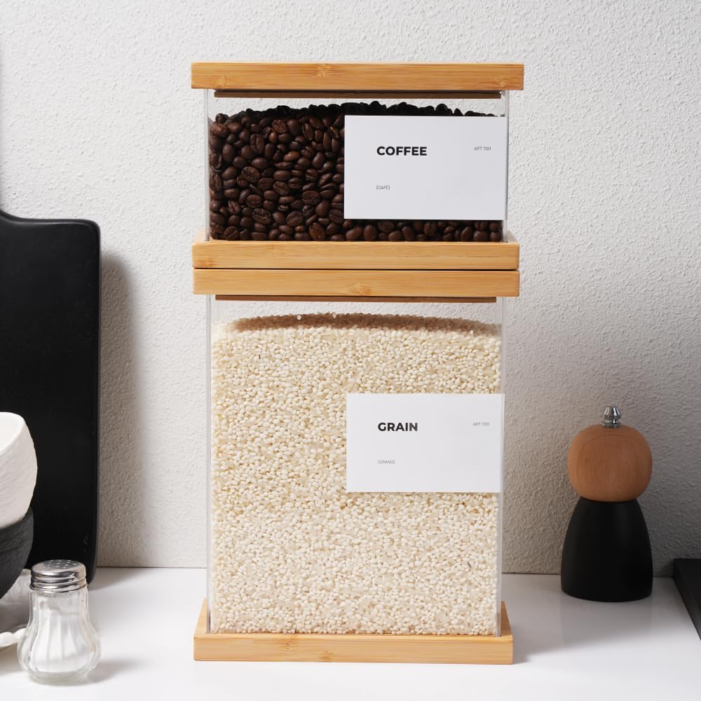 Bamboo Food Dispenser