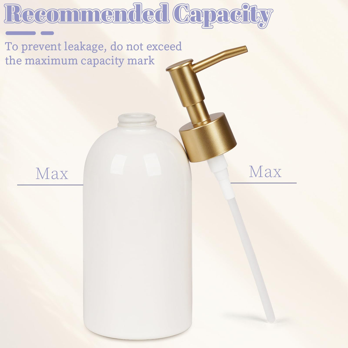 14OZ Hand and Dish Soap Dispenser Set for Bathroom & Kitchen