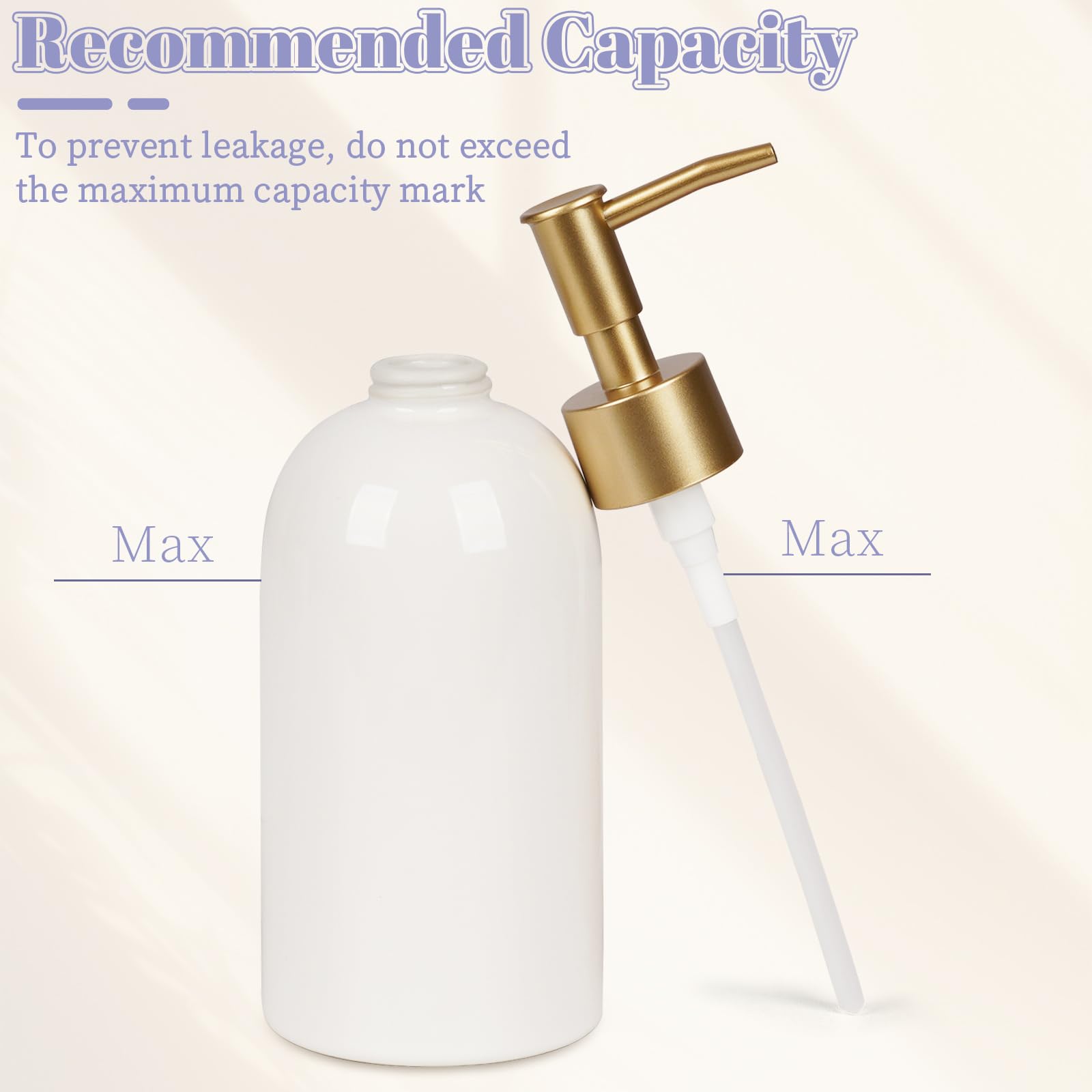 14OZ Hand and Dish Soap Dispenser Set for Bathroom & Kitchen