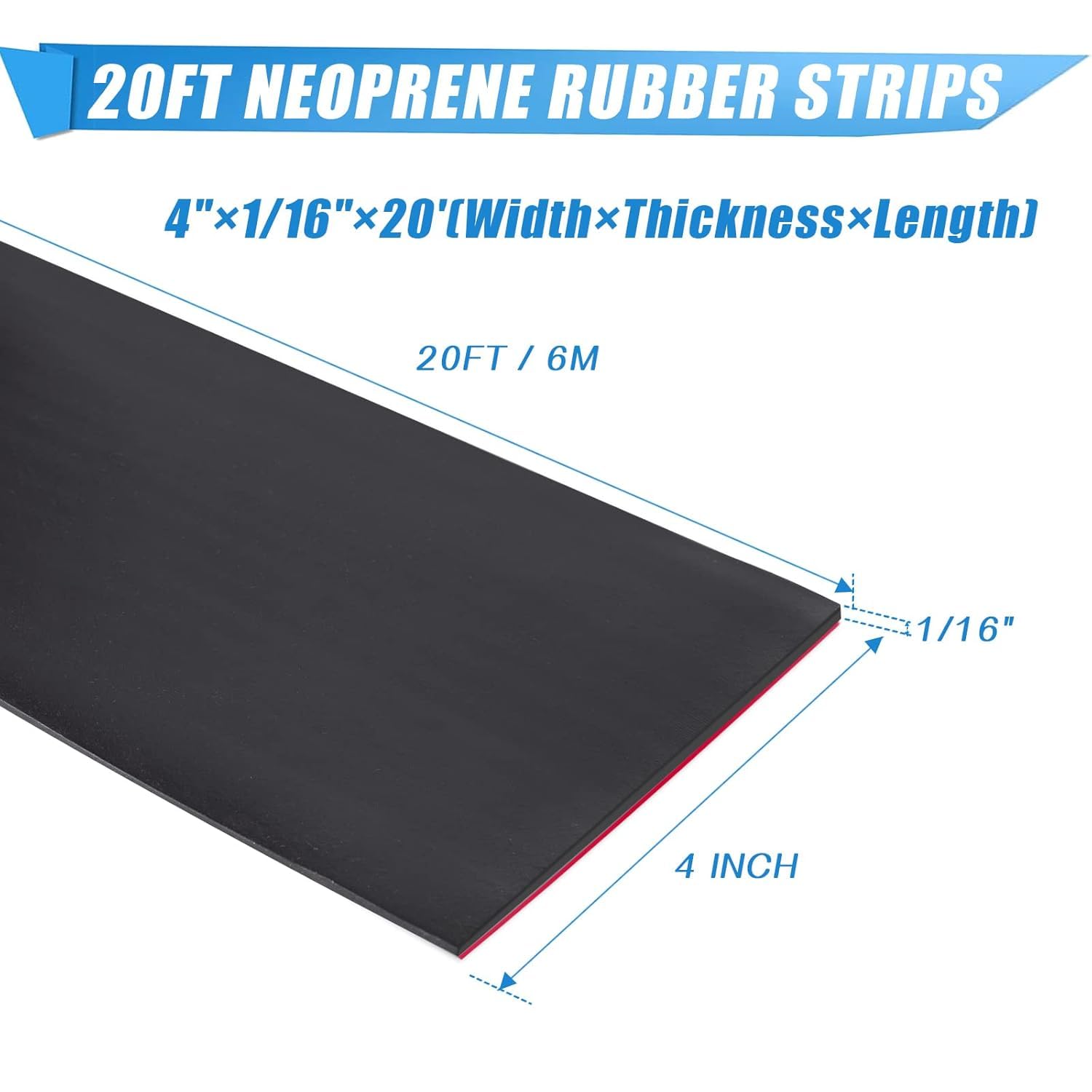 Adhesive Rubber Strips Neoprene Rubber Sheets