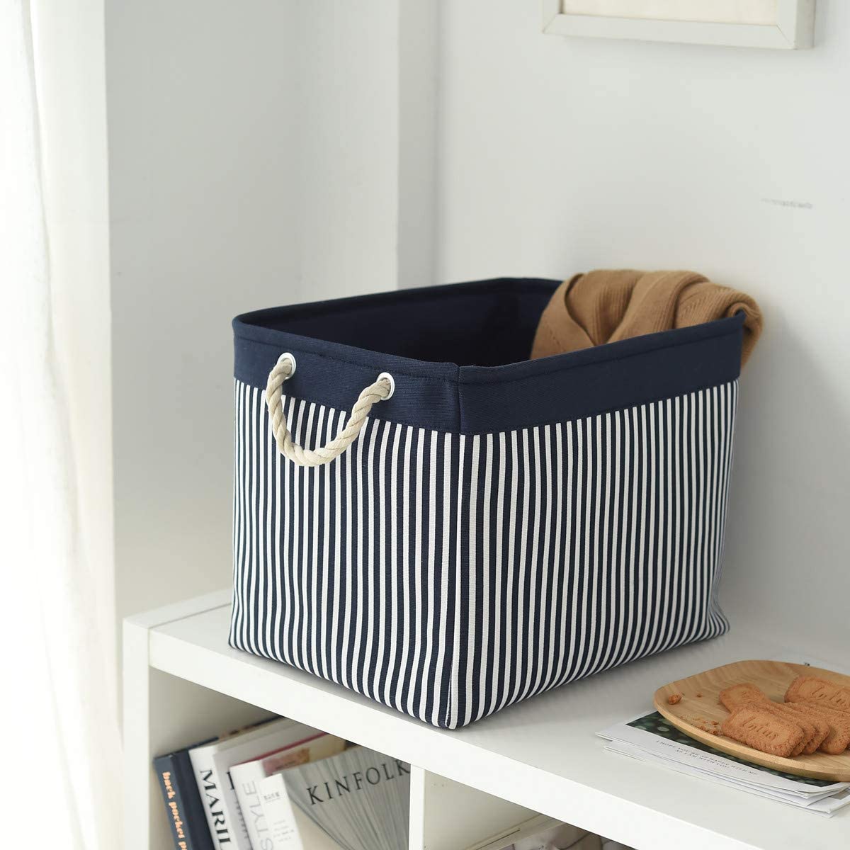Organization and Storage Basket for Shelves (2 Count)