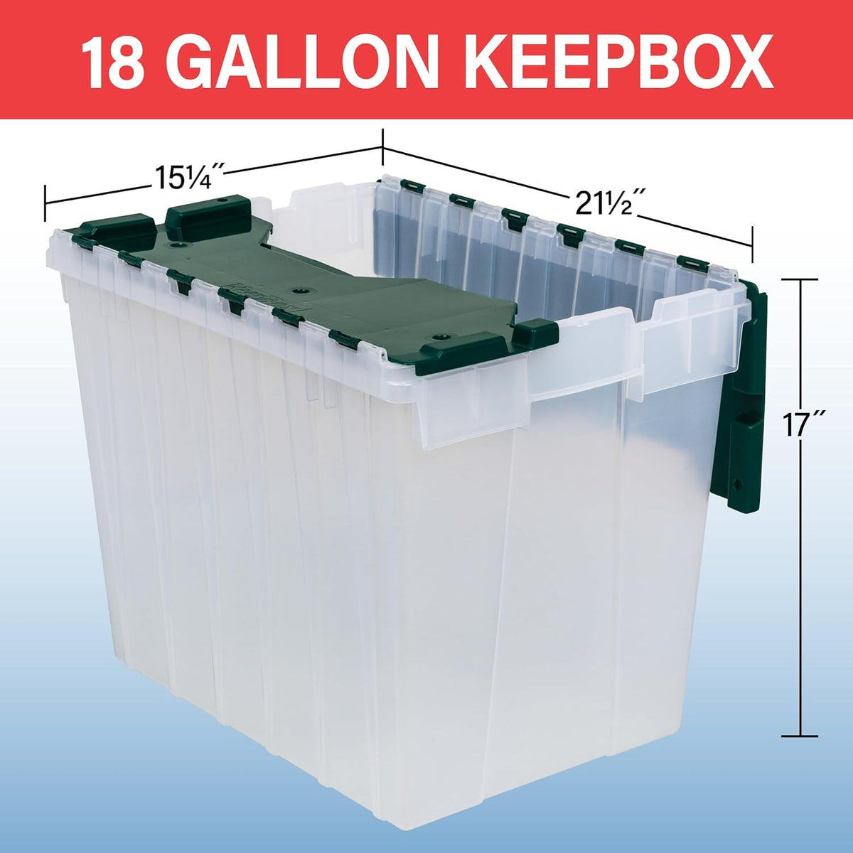 KeepBox 18 Gallon Storage Container